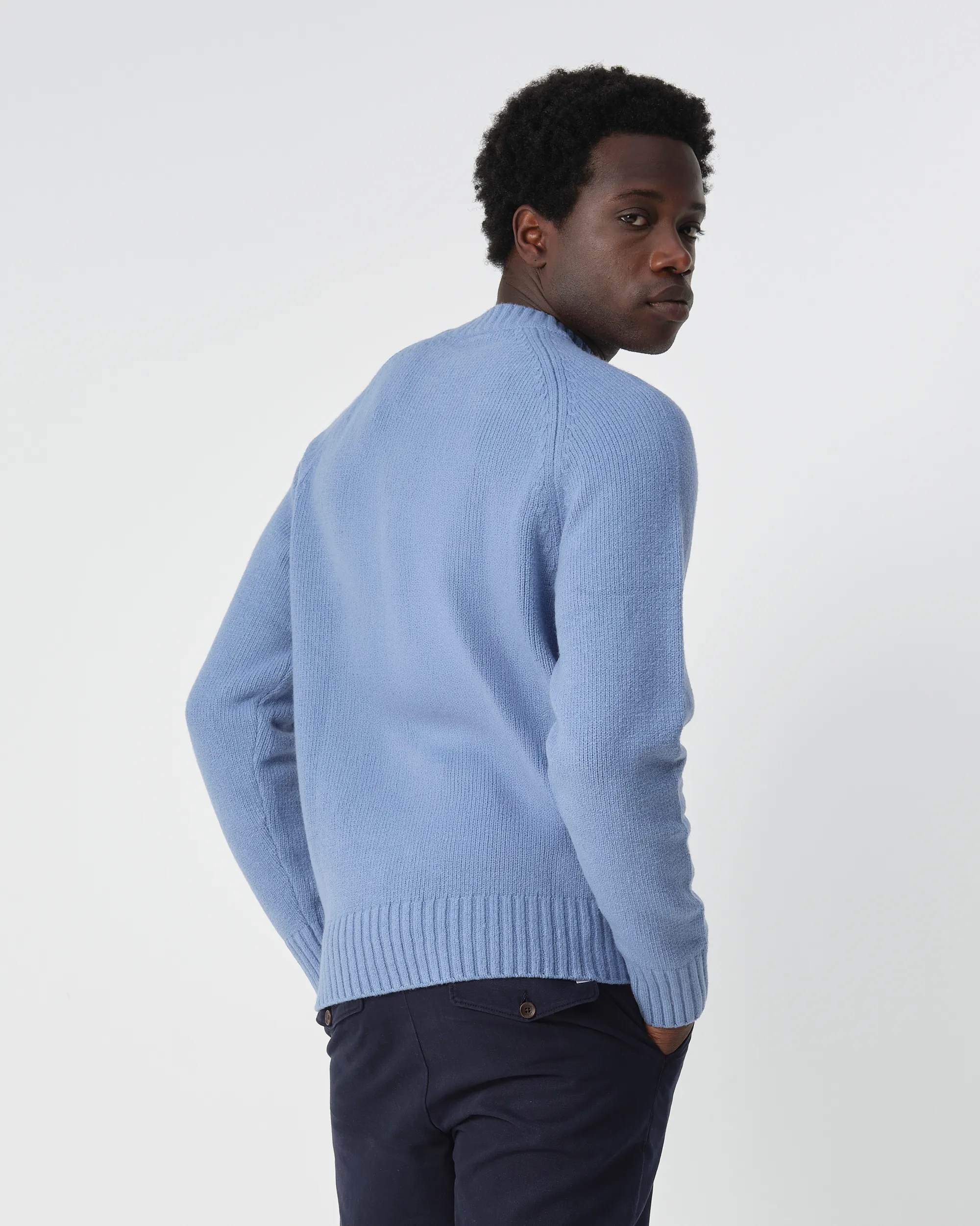 J.C. RAGS Trui O-hals Allure Blue 099130-002-L