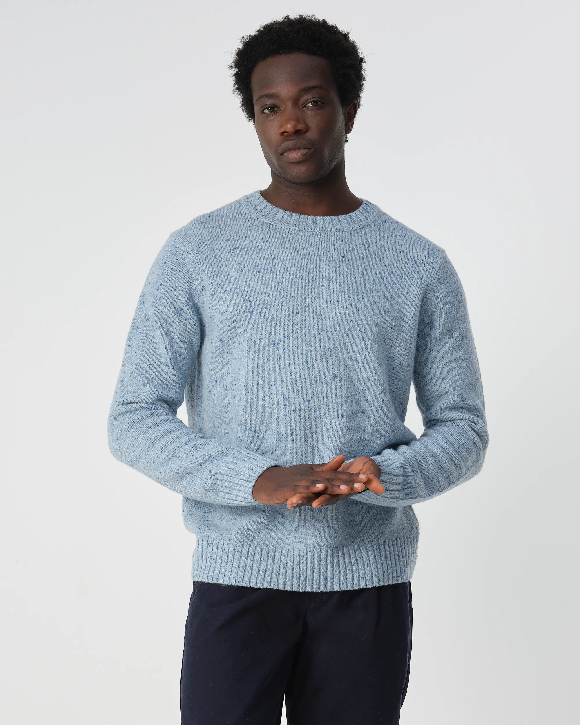 J.C. RAGS Trui O-hals Allure Blue 099131-001-L