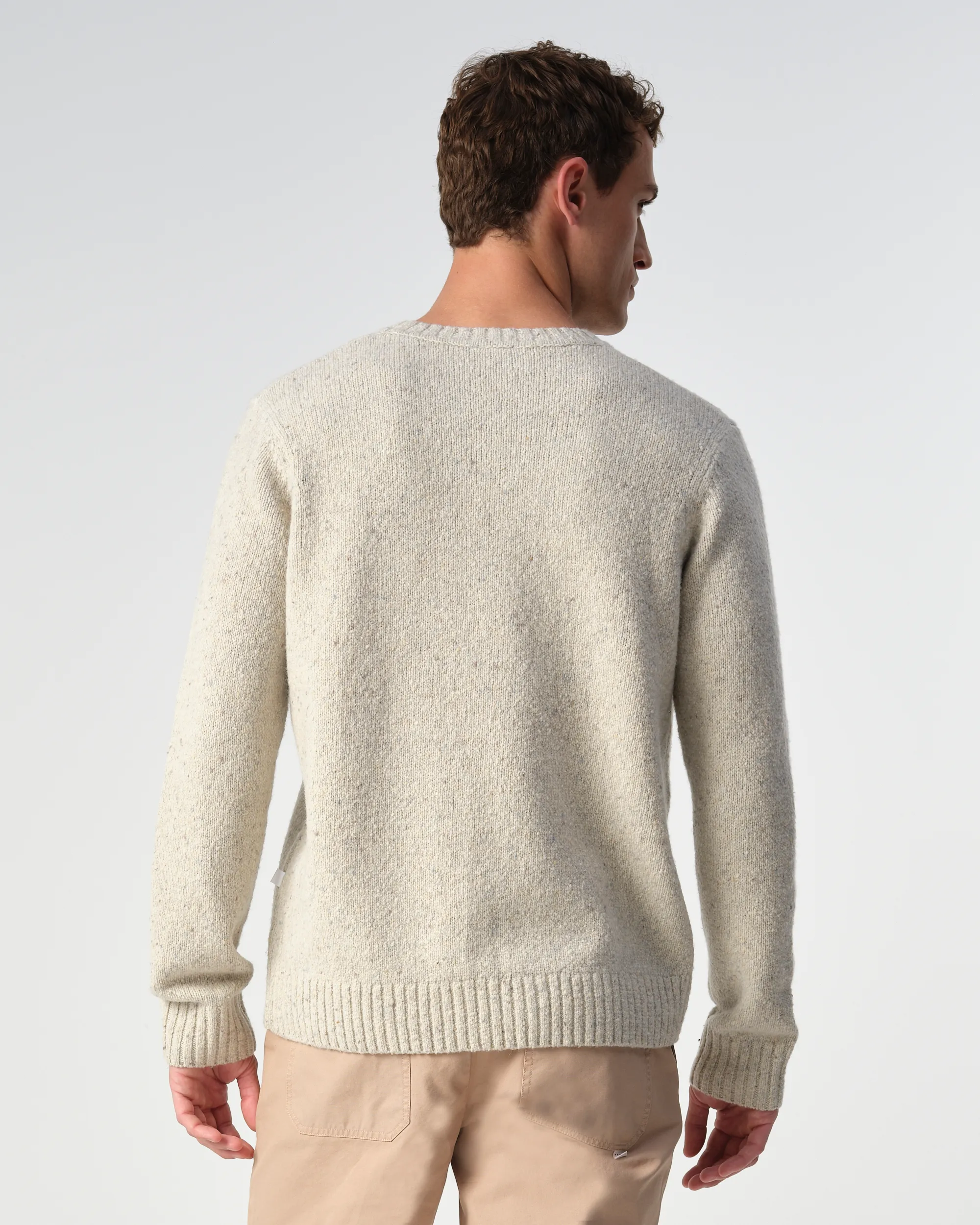 J.C. RAGS Trui O-hals Crystal Gray beige  099131-002-L