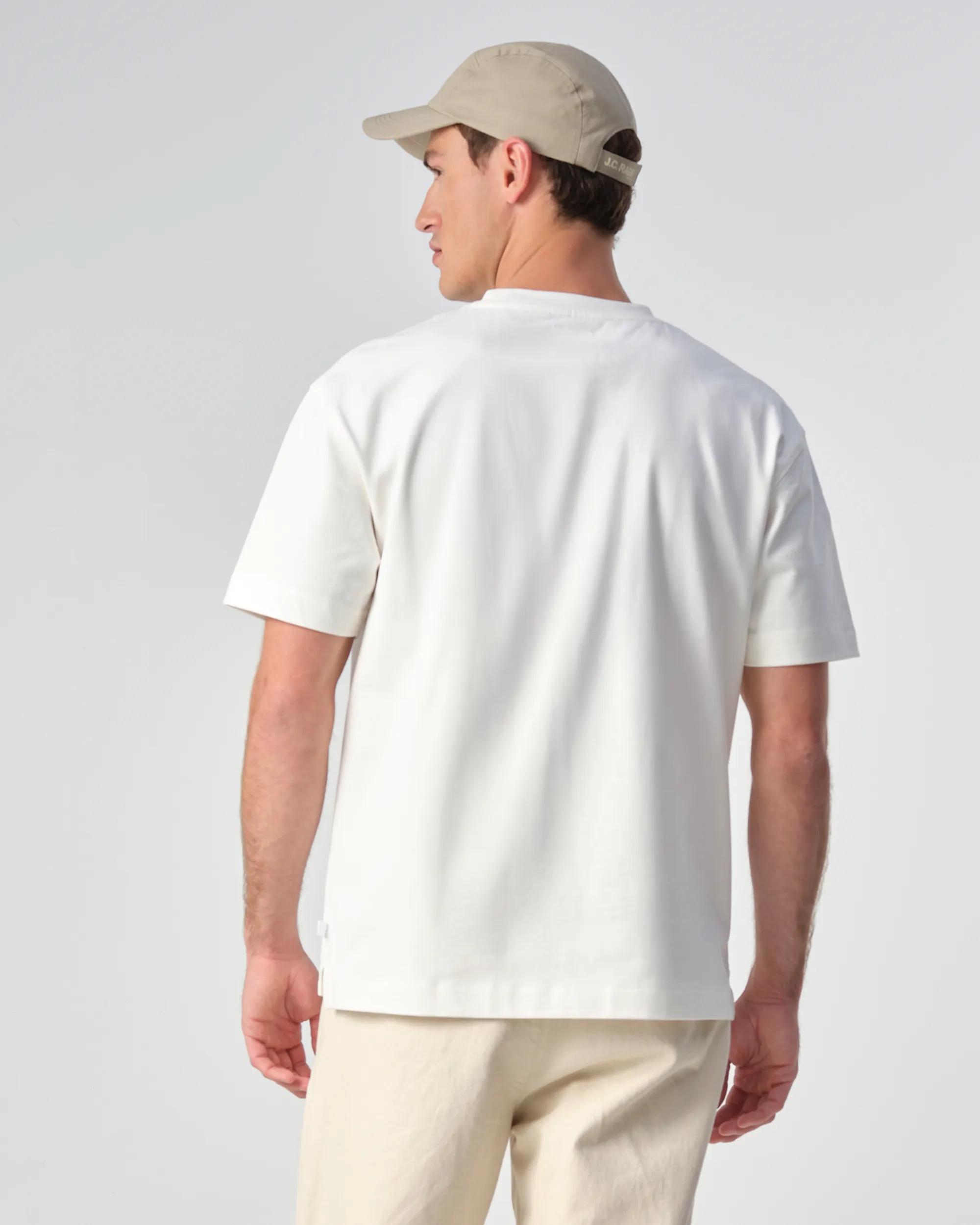 J.C. RAGS Arvin T-shirt KM  Coconut milk 099150-001-L