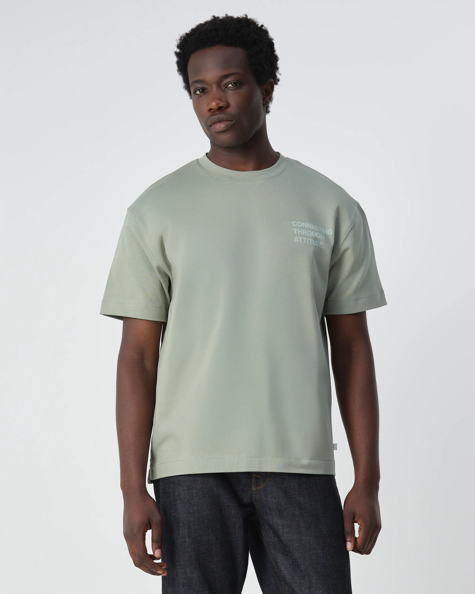 J.C. RAGS Arvin T-shirt KM  Iceberg Green 099150-004-L