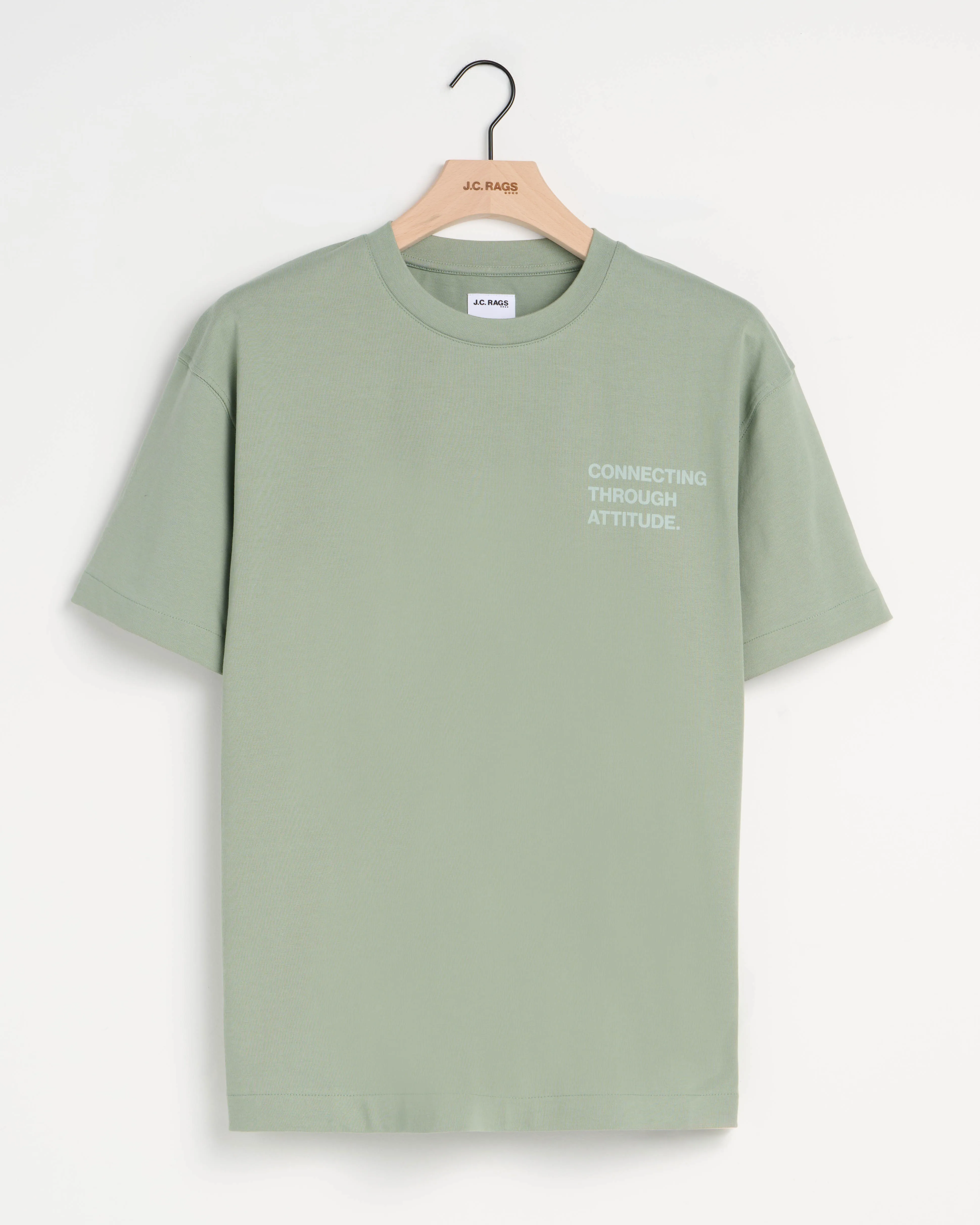 J.C. RAGS Arvin T-shirt KM  Iceberg Green 099150-004-L