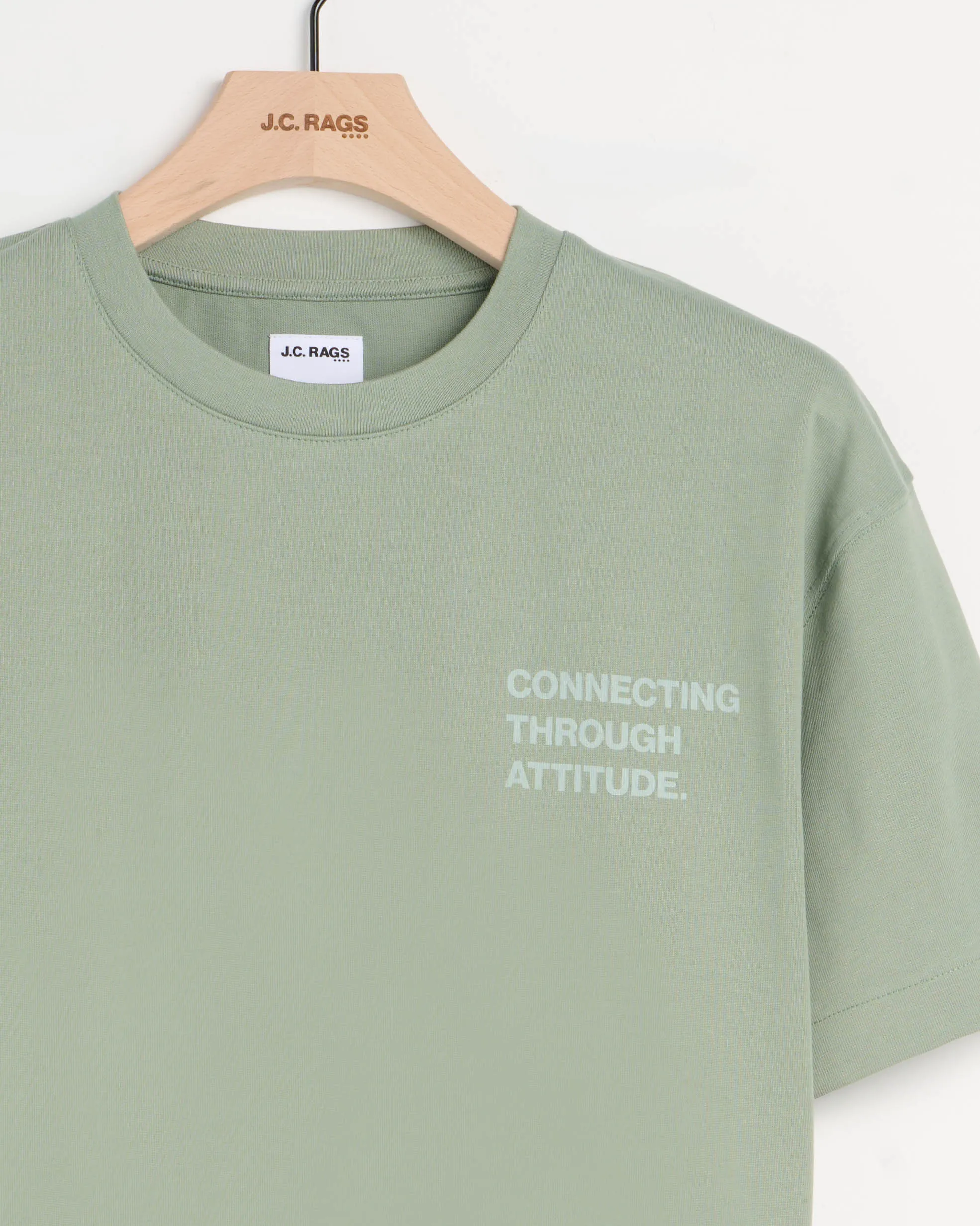 J.C. RAGS Arvin T-shirt KM  Iceberg Green 099150-004-L