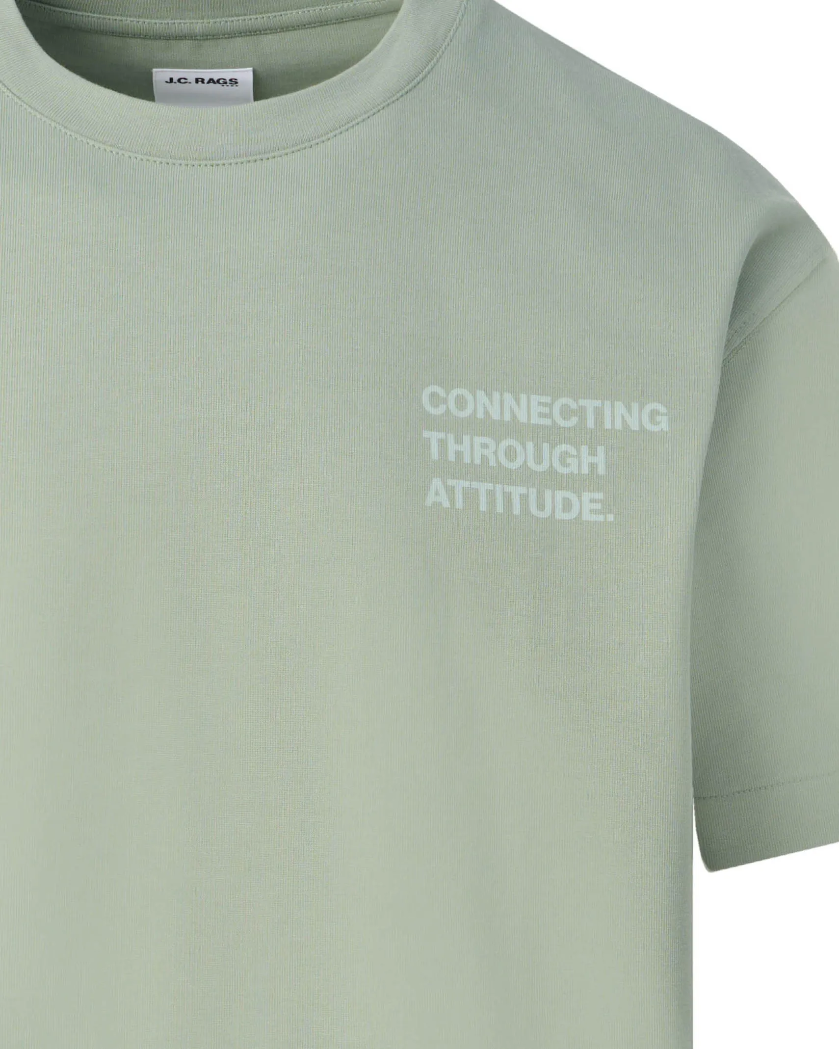 J.C. RAGS Arvin T-shirt KM  Iceberg Green 099150-004-L