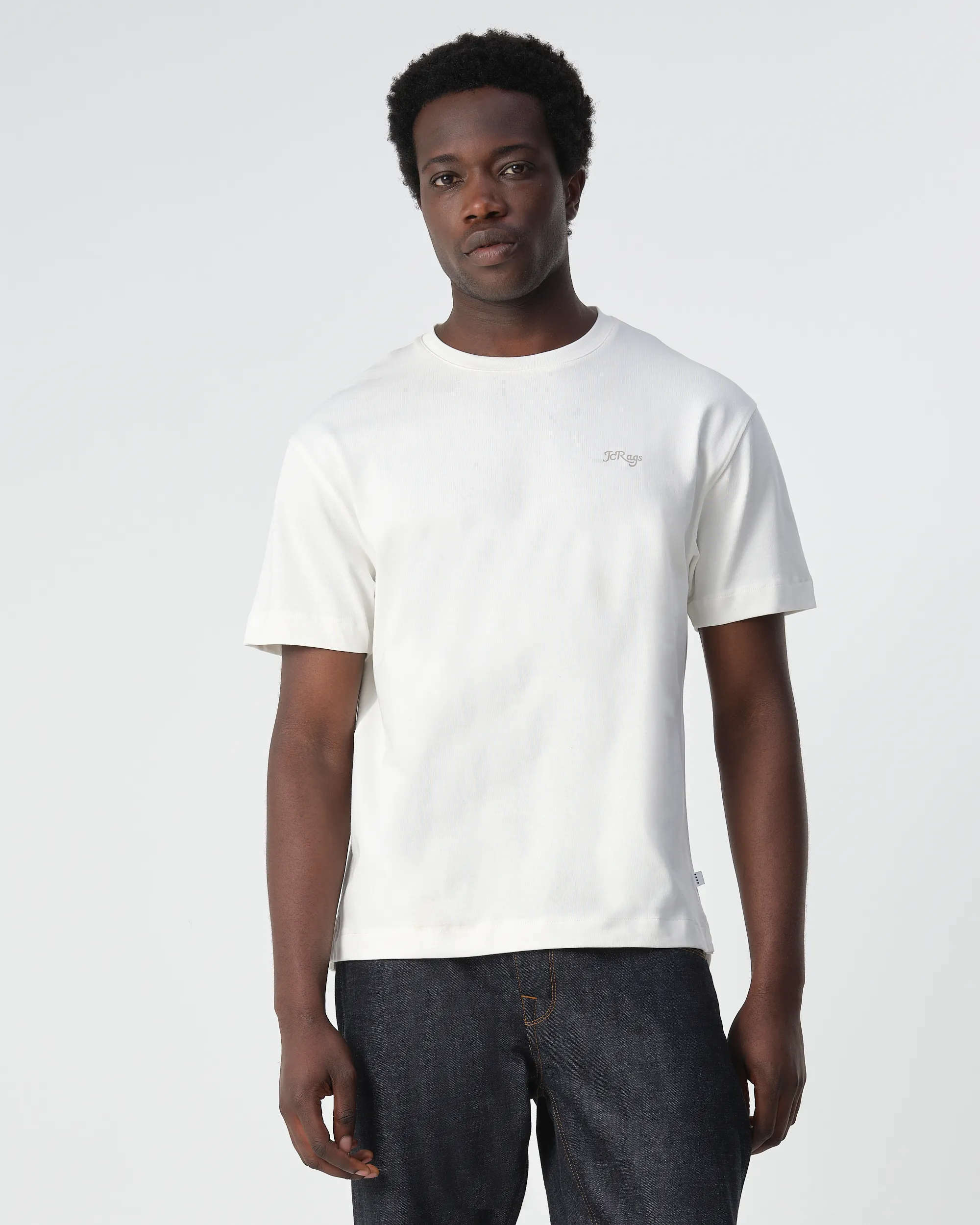 J.C. RAGS Bean T-shirt KM  Coconut milk 099152-001-L