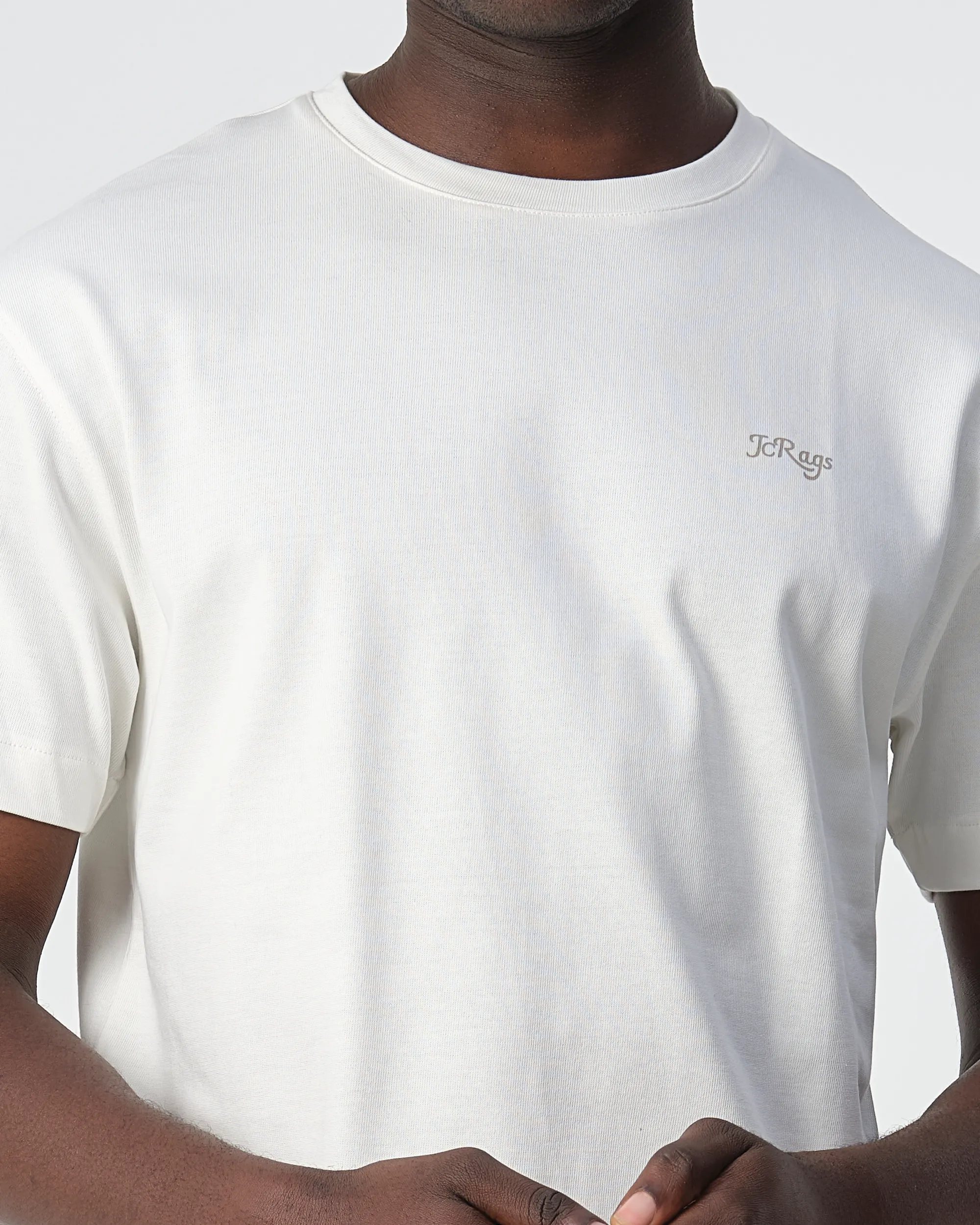 J.C. RAGS Bean T-shirt KM  Coconut milk 099152-001-L