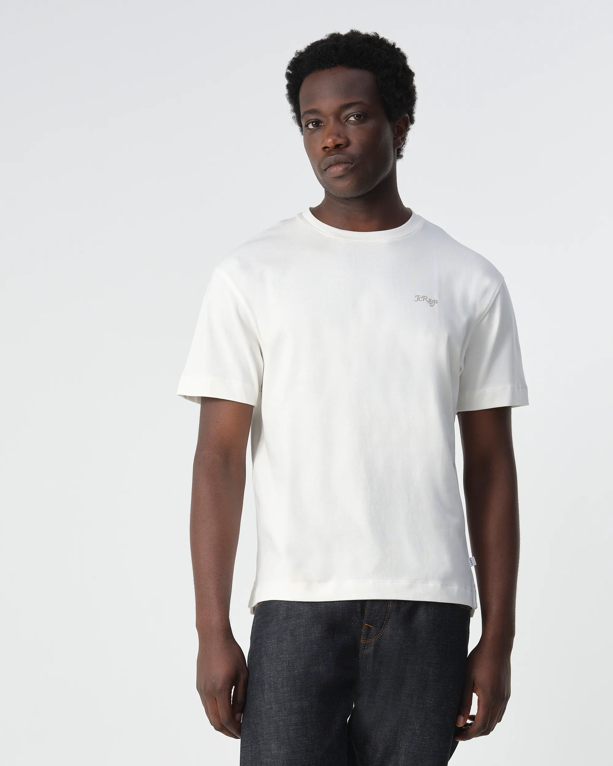 J.C. RAGS Bean T-shirt KM  Coconut milk 099152-001-L
