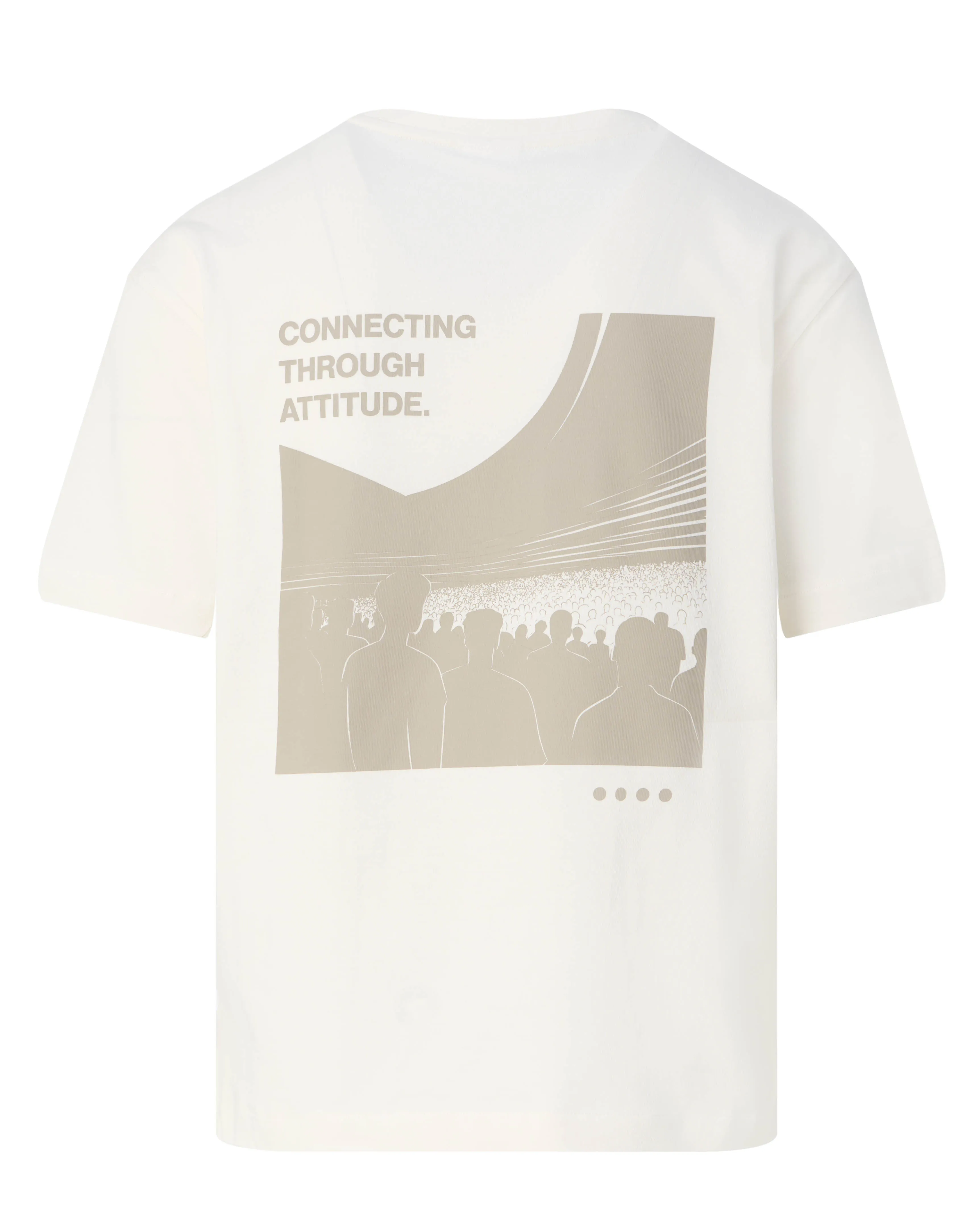J.C. RAGS Bean T-shirt KM  Coconut milk 099152-001-L