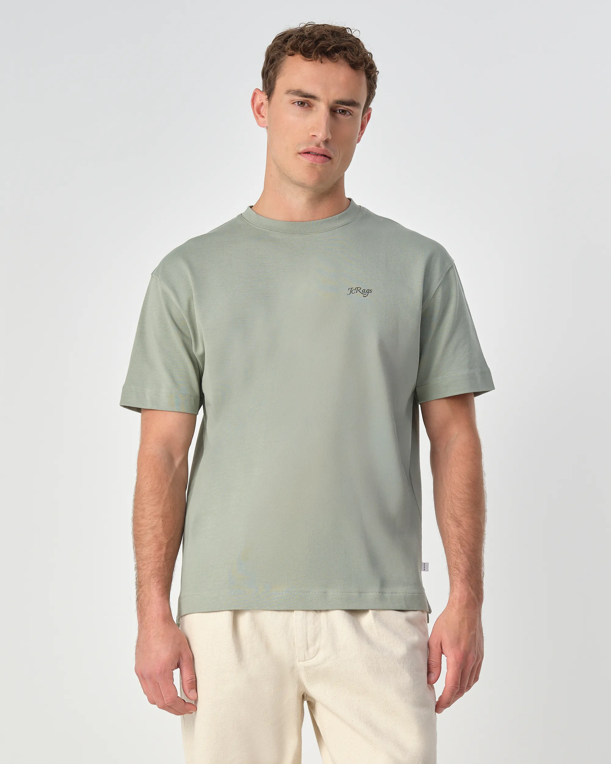 J.C. RAGS Bean T-shirt KM  Iceberg Green 099152-003-L