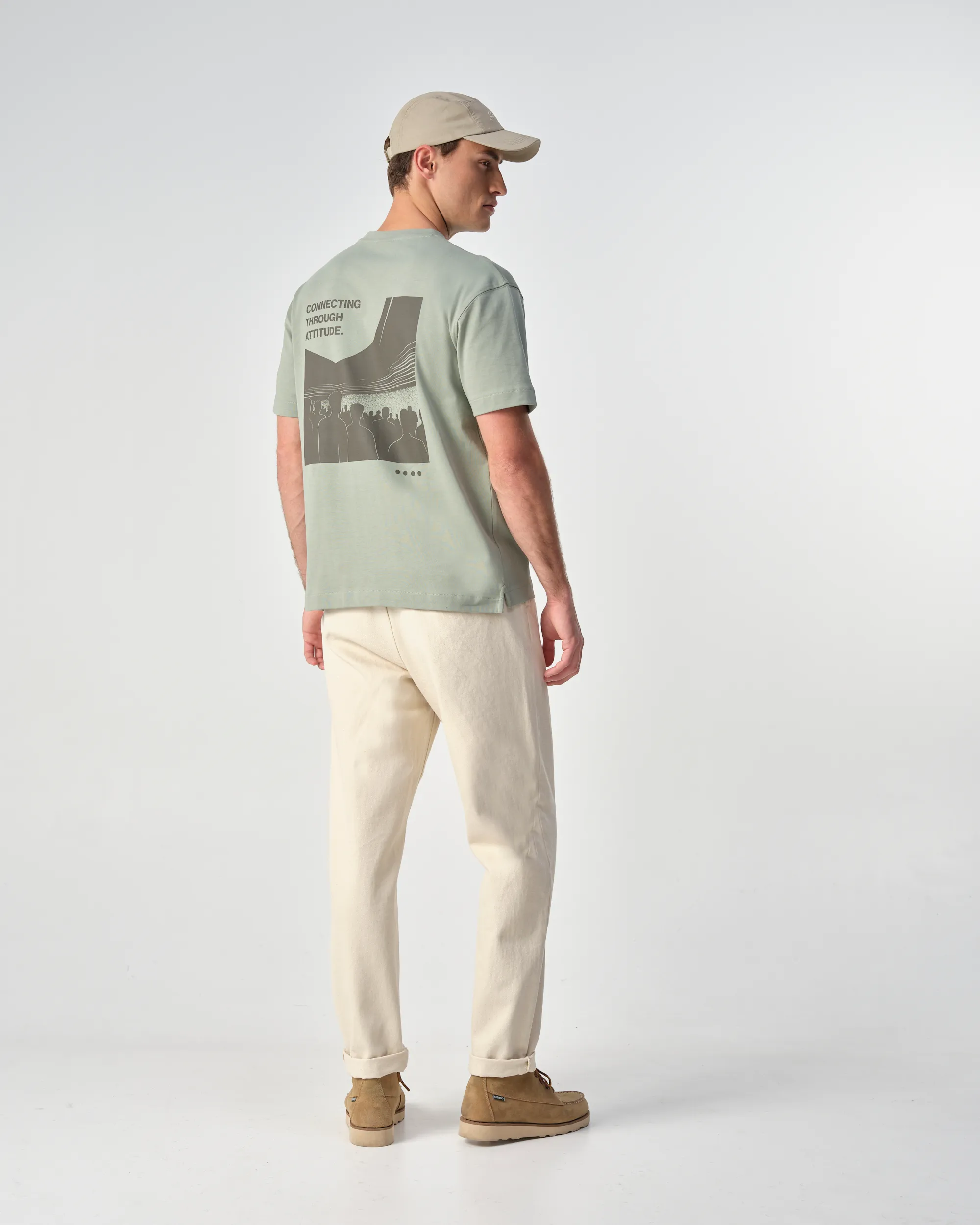 J.C. RAGS Bean T-shirt KM  Iceberg Green 099152-003-L
