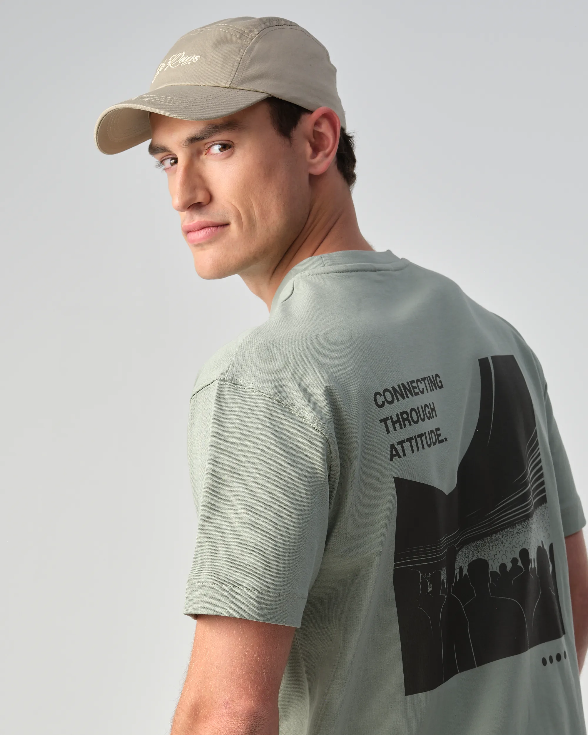 J.C. RAGS Bean T-shirt KM  Iceberg Green 099152-003-L