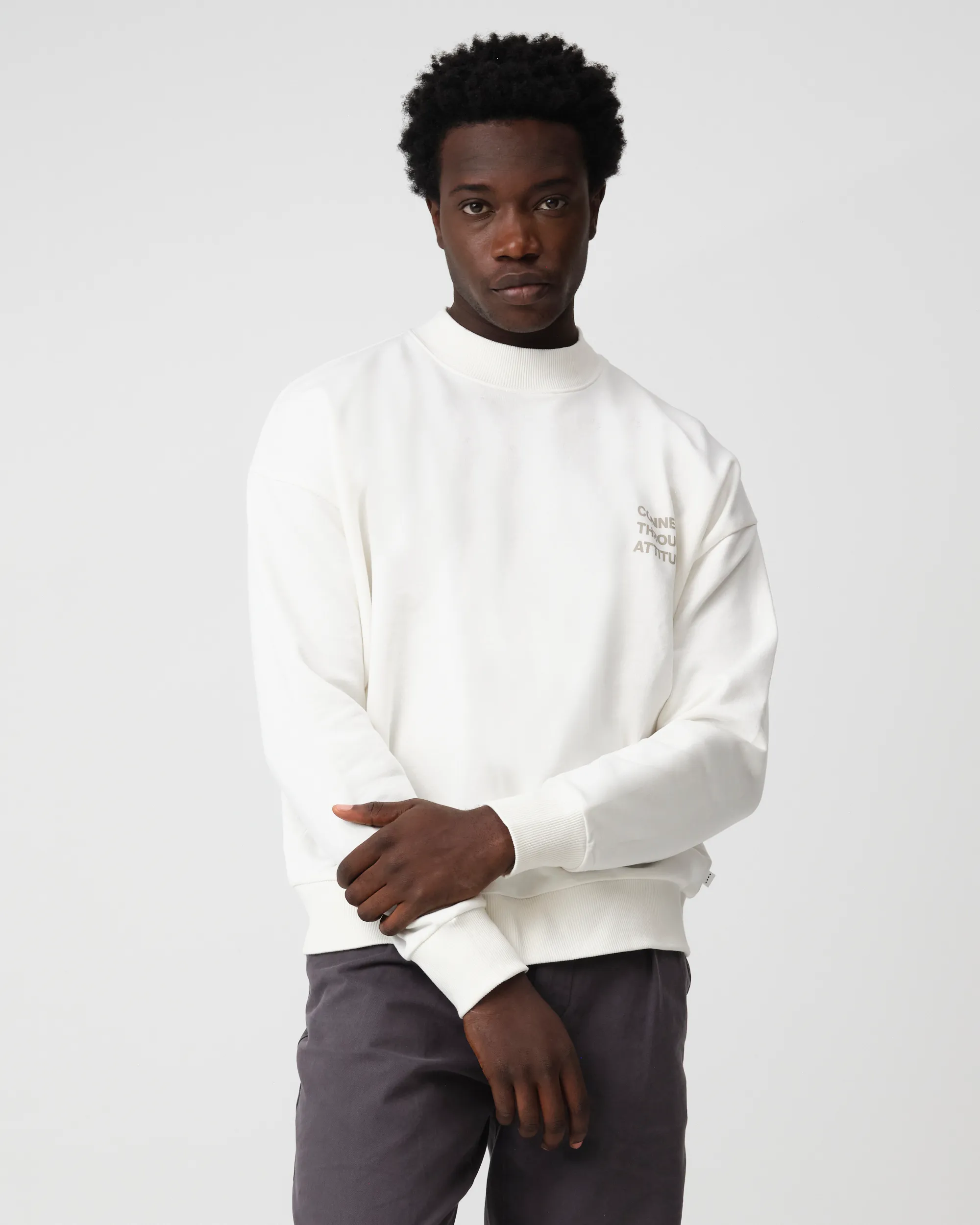 J.C. RAGS - Sweater Anton Coconut milk 099155-001-L