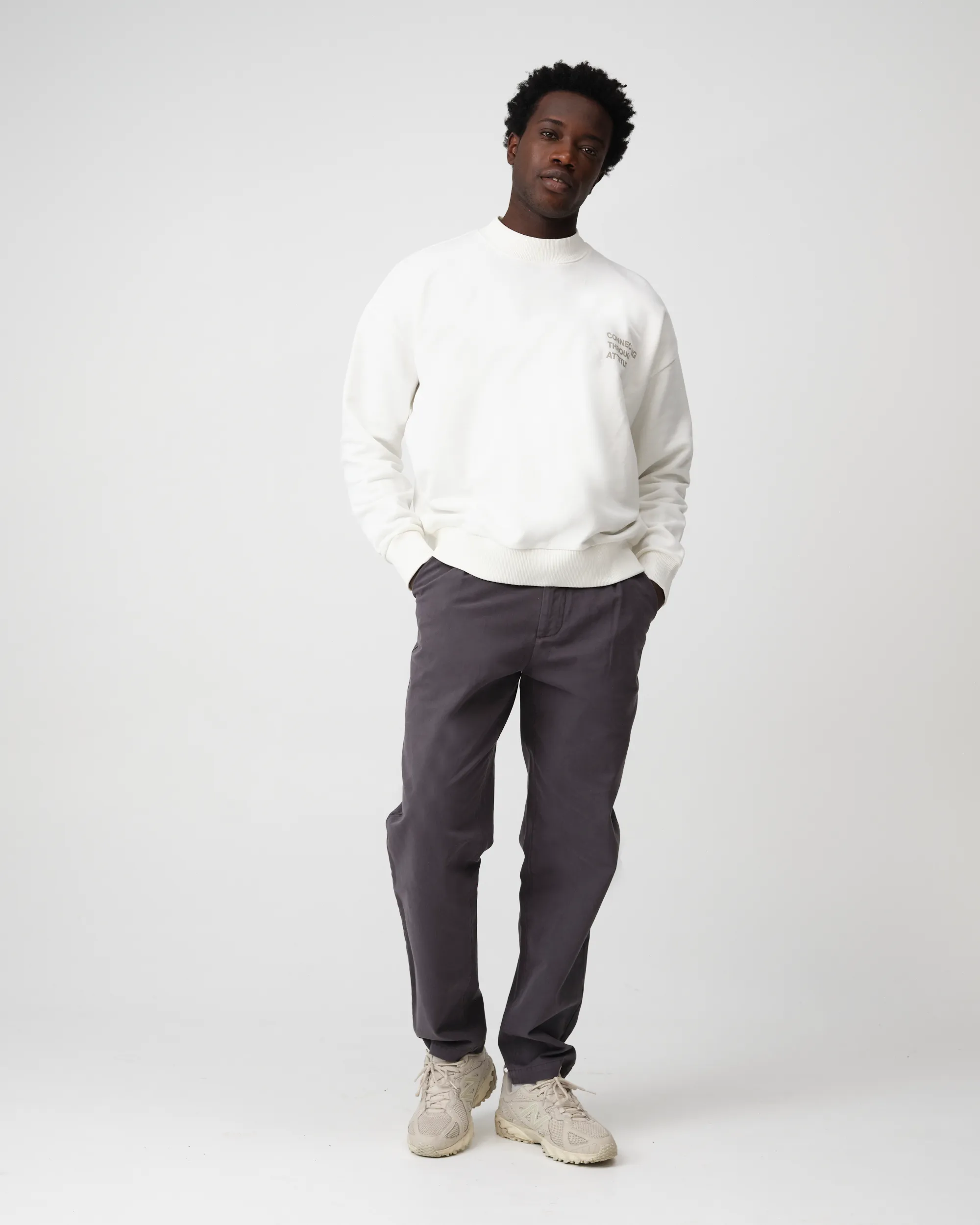 J.C. RAGS - Sweater Anton Coconut milk 099155-001-L