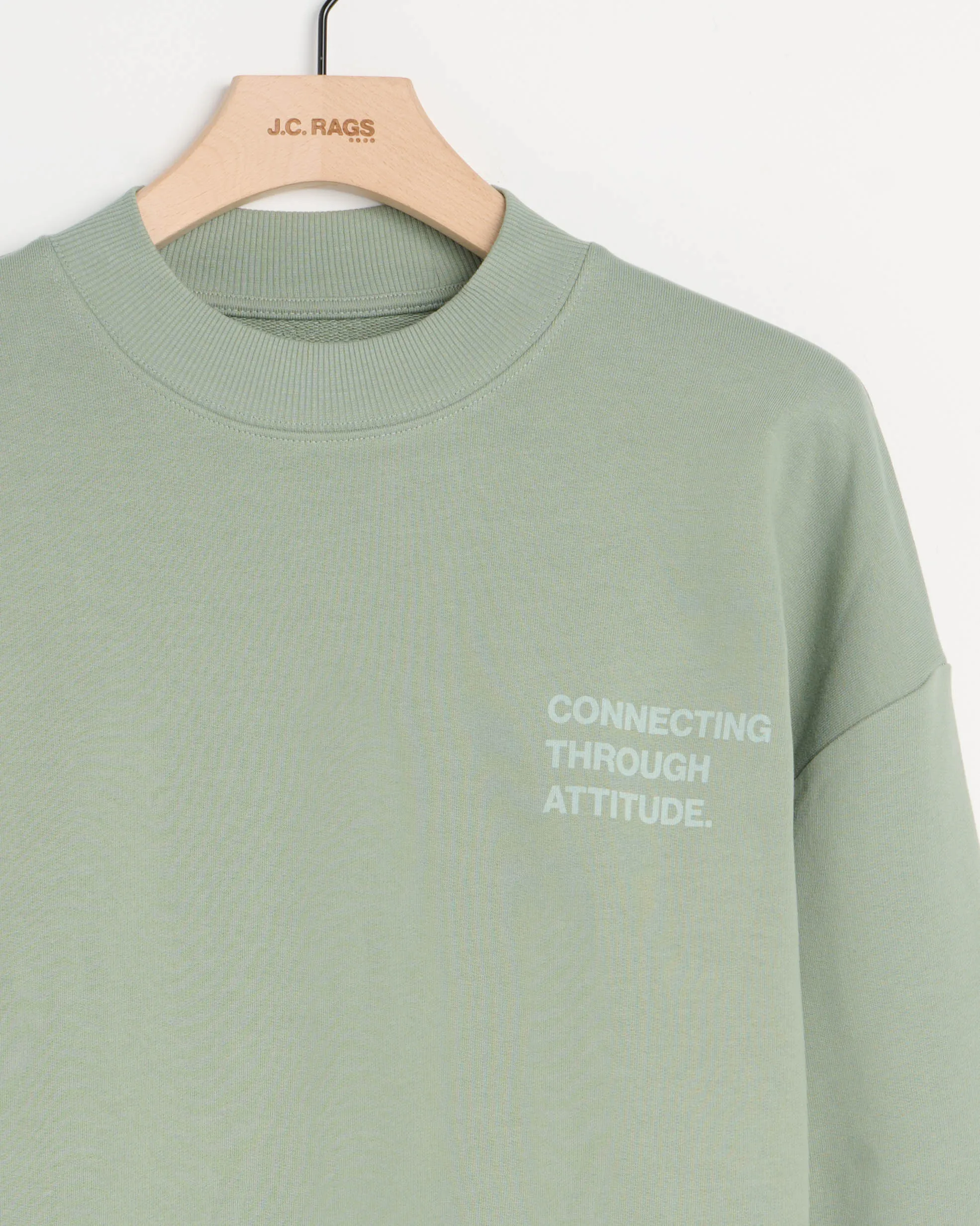 J.C. RAGS - Sweater Anton Iceberg Green 099155-004-L