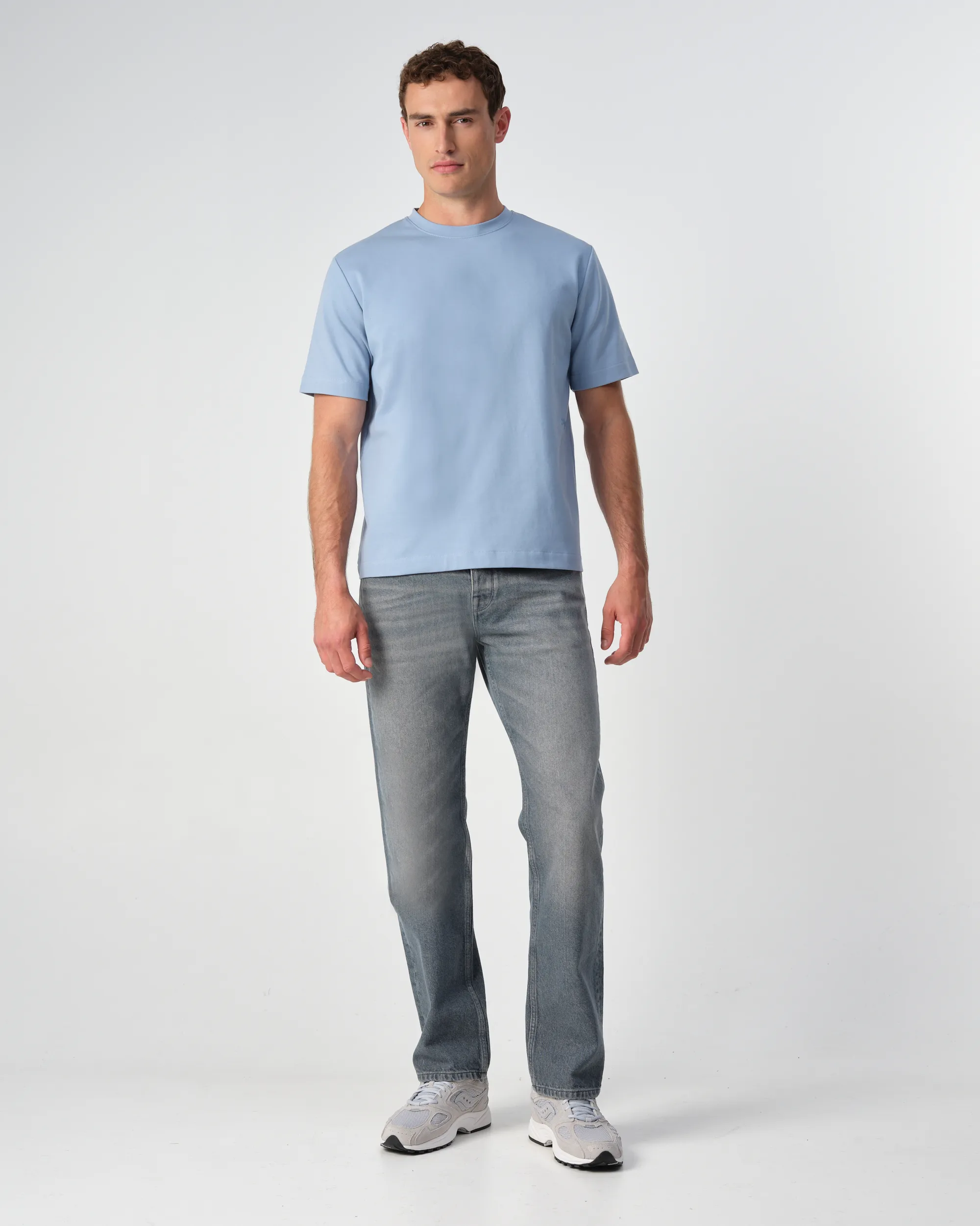 J.C. RAGS - T-shirt KM Ruben Allure Blue 099161-001-L