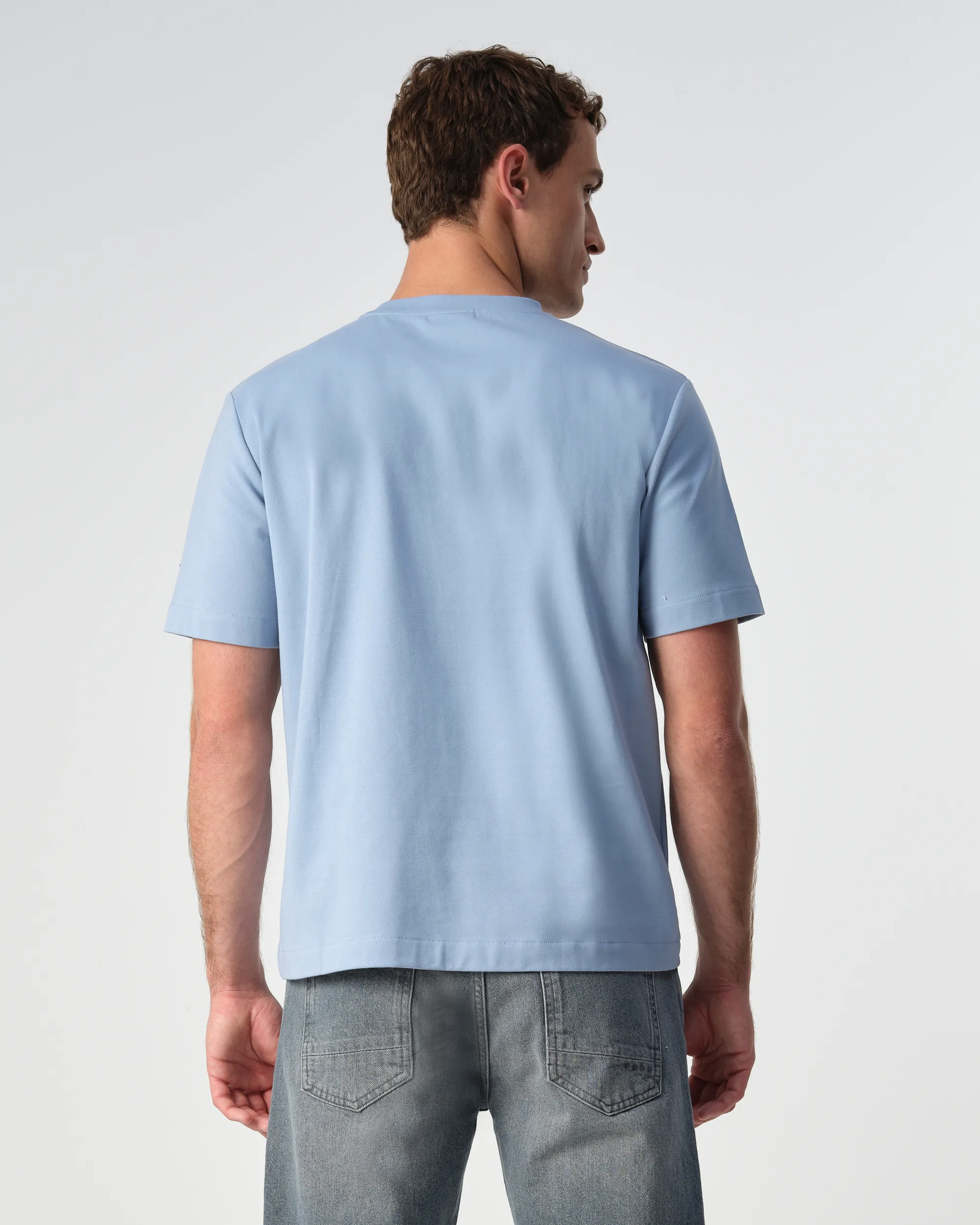 J.C. RAGS - T-shirt KM Ruben Allure Blue 099161-001-L