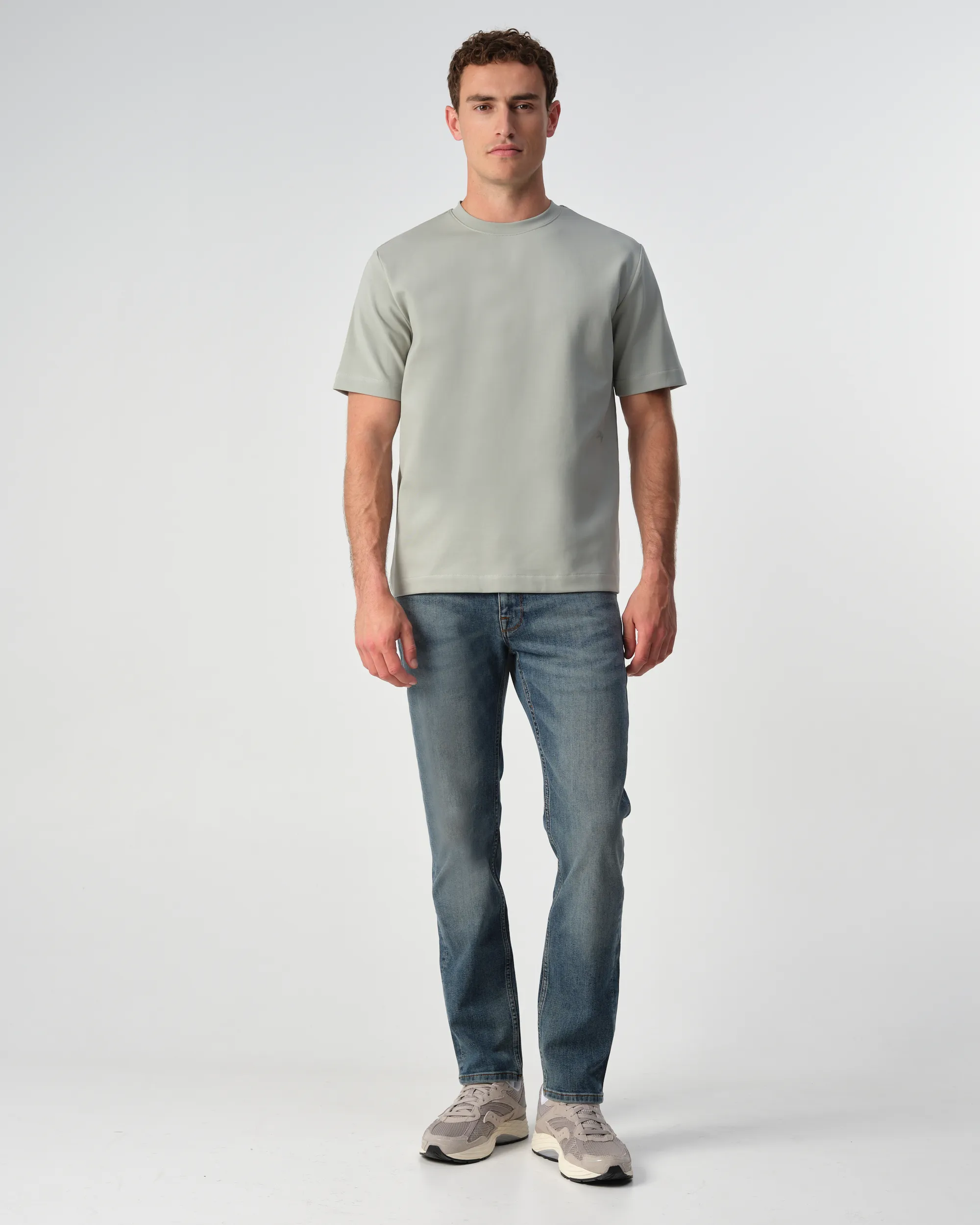 J.C. RAGS - T-shirt KM Ruben Iceberg Green 099161-003-L