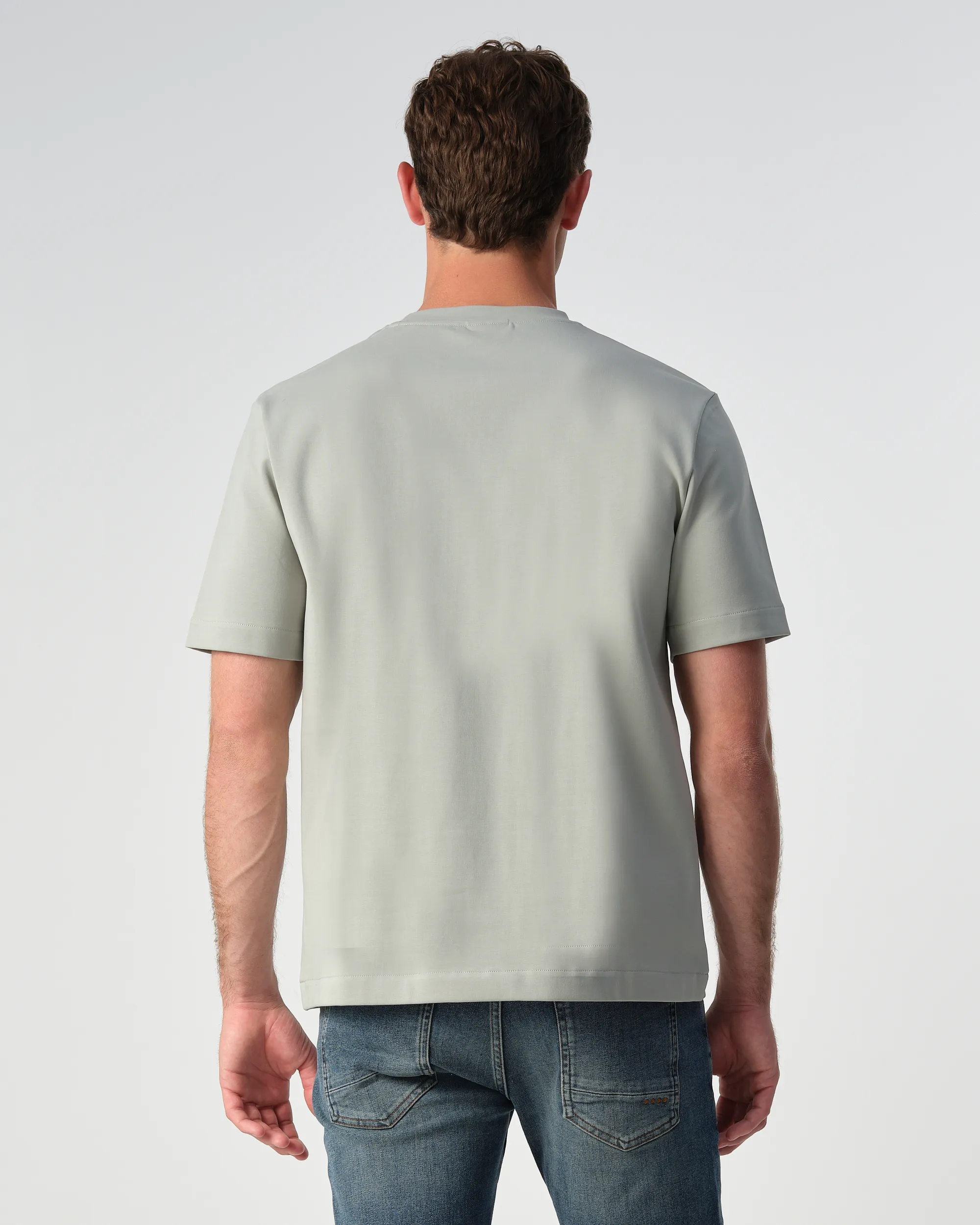 J.C. RAGS - T-shirt KM Ruben Iceberg Green 099161-003-L