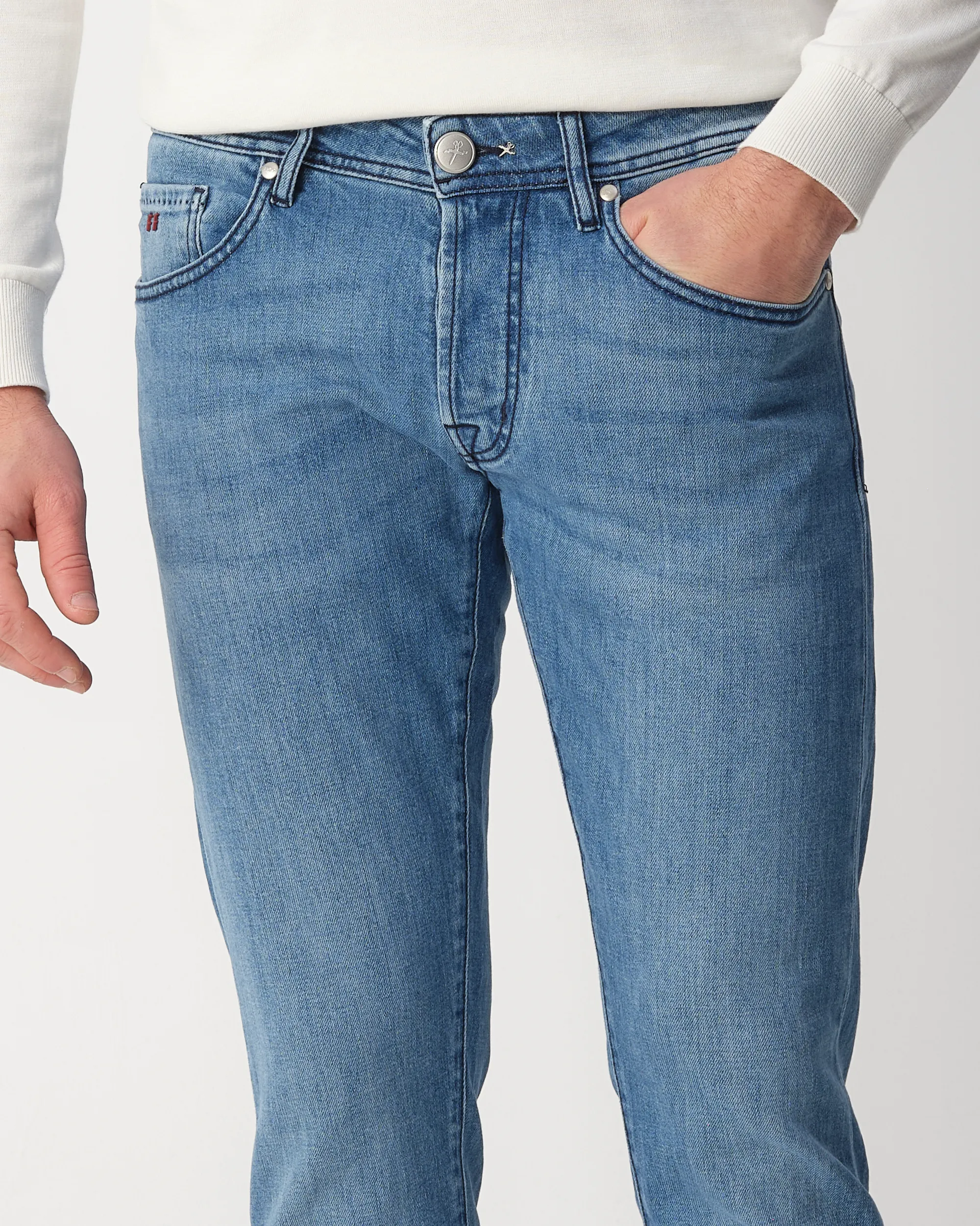 Tramarossa Leonardo Bleach Used Jeans Licht blauw 099220-001-30
