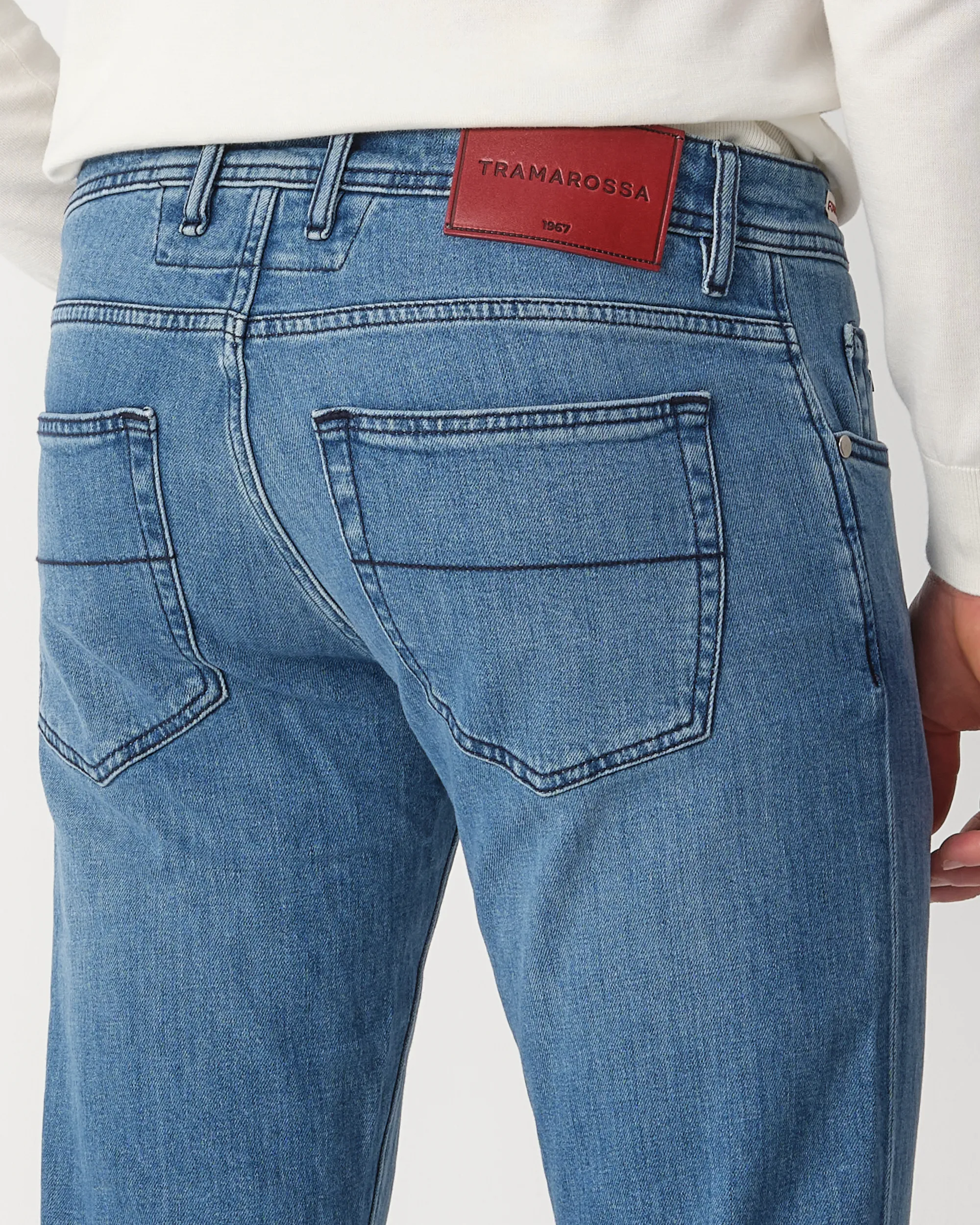 Tramarossa Leonardo Bleach Used Jeans Licht blauw 099220-001-30