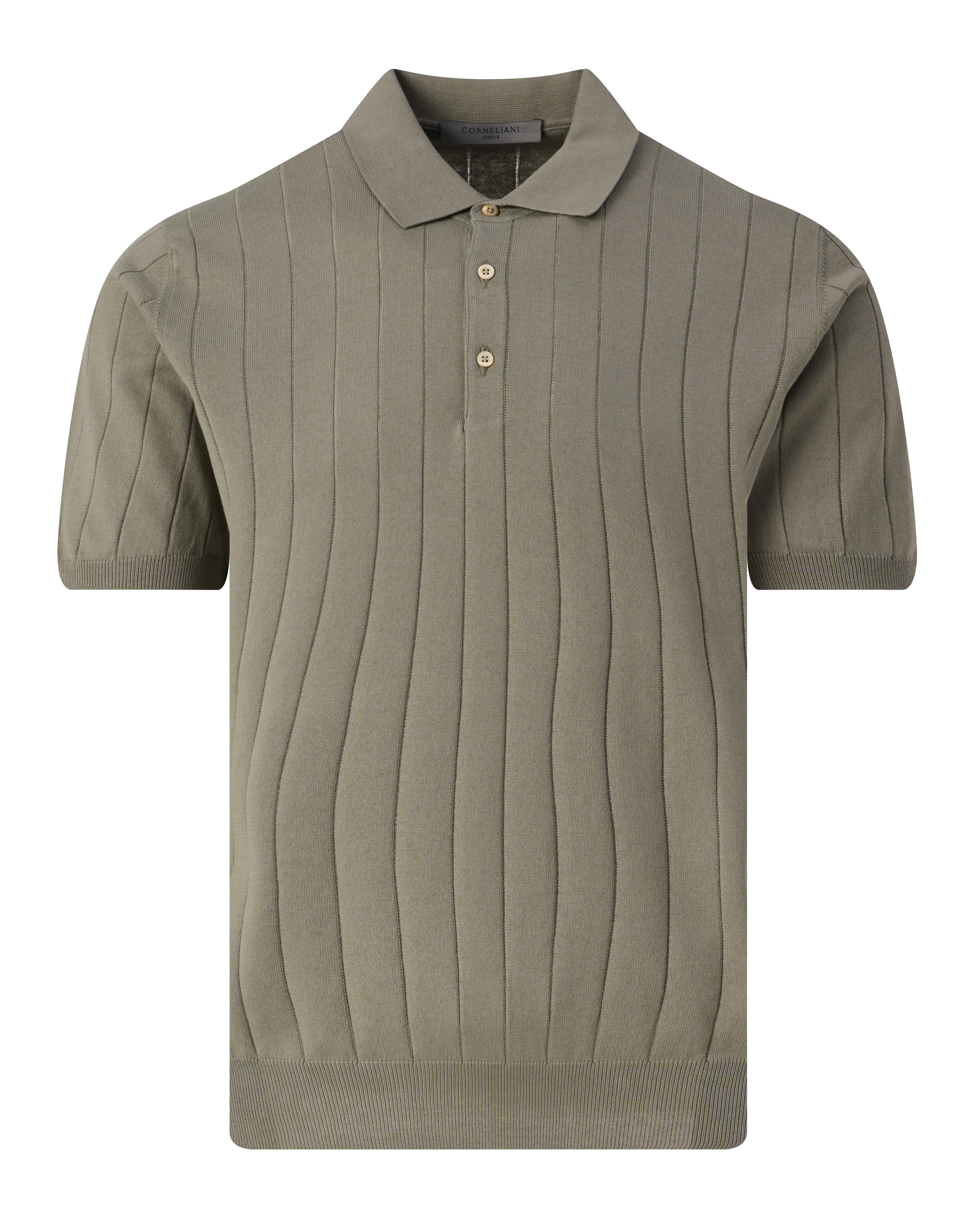 Corneliani Polo KM Groen 099256-001-48