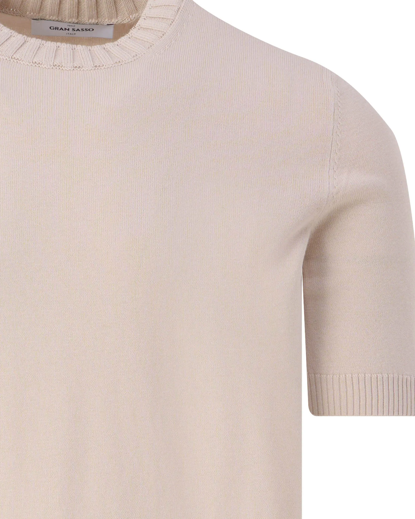 Gran Sasso T-shirt Korte mouw Beige 099340-001-48