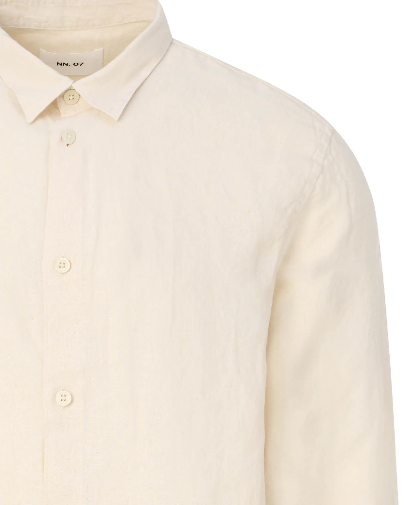 NN07 Enzo Casual Overhemd LM Ecru 099758-001-L