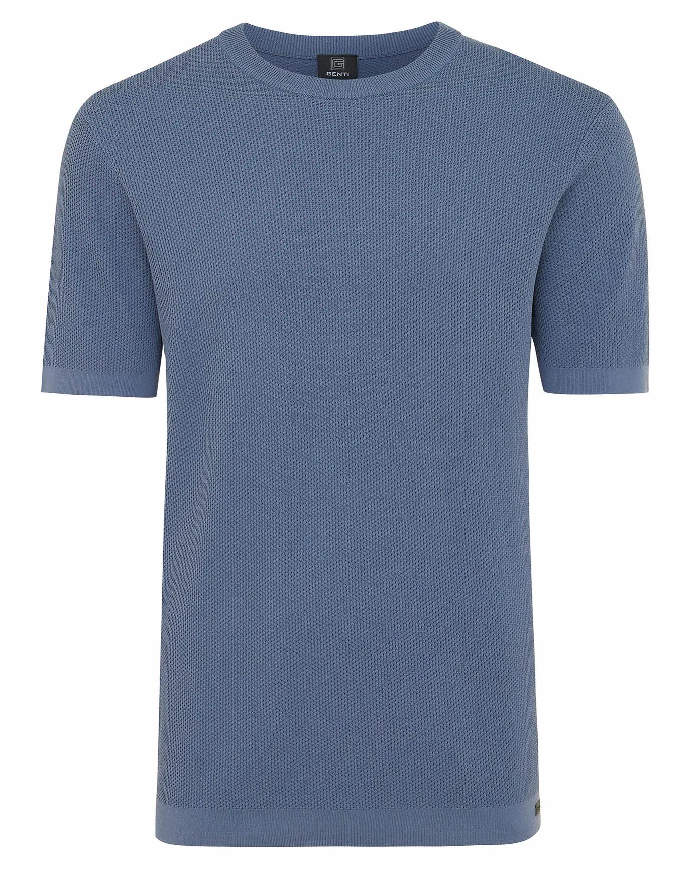 Genti T-shirt KM Blauw 099807-001-L