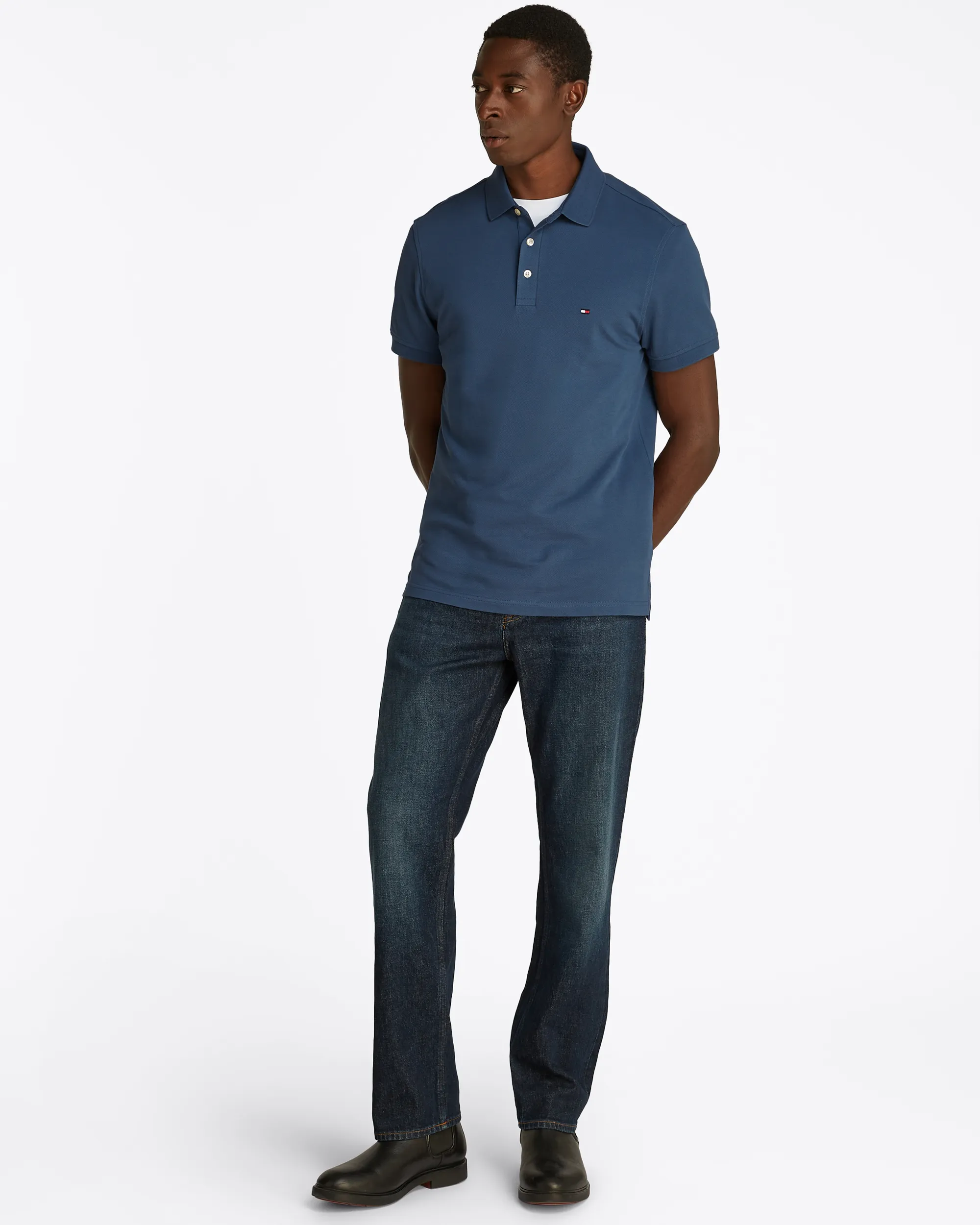 Tommy Hilfiger Menswear Polo KM Groen 099878-001-L