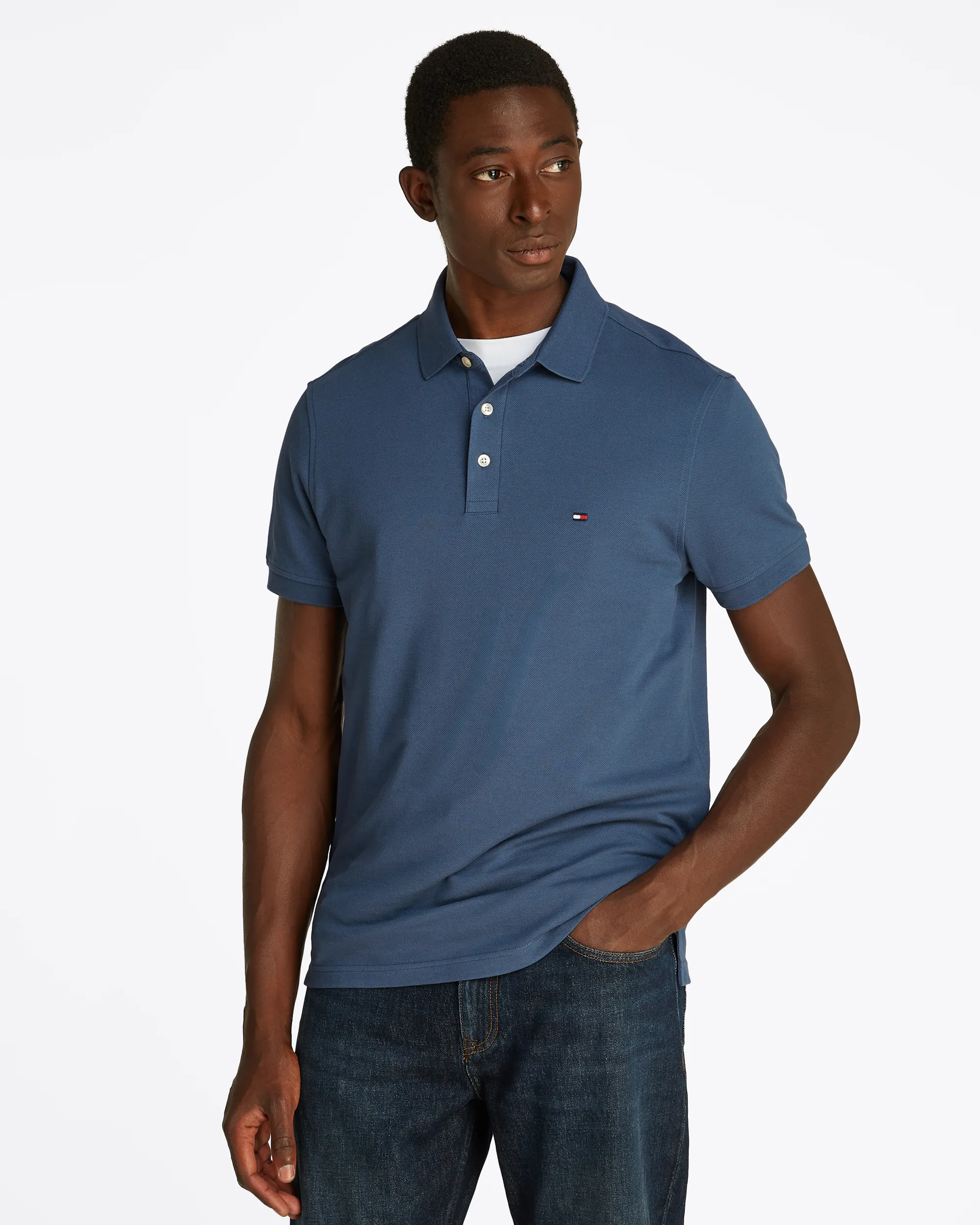 Tommy Hilfiger Menswear Polo KM Groen 099878-001-L