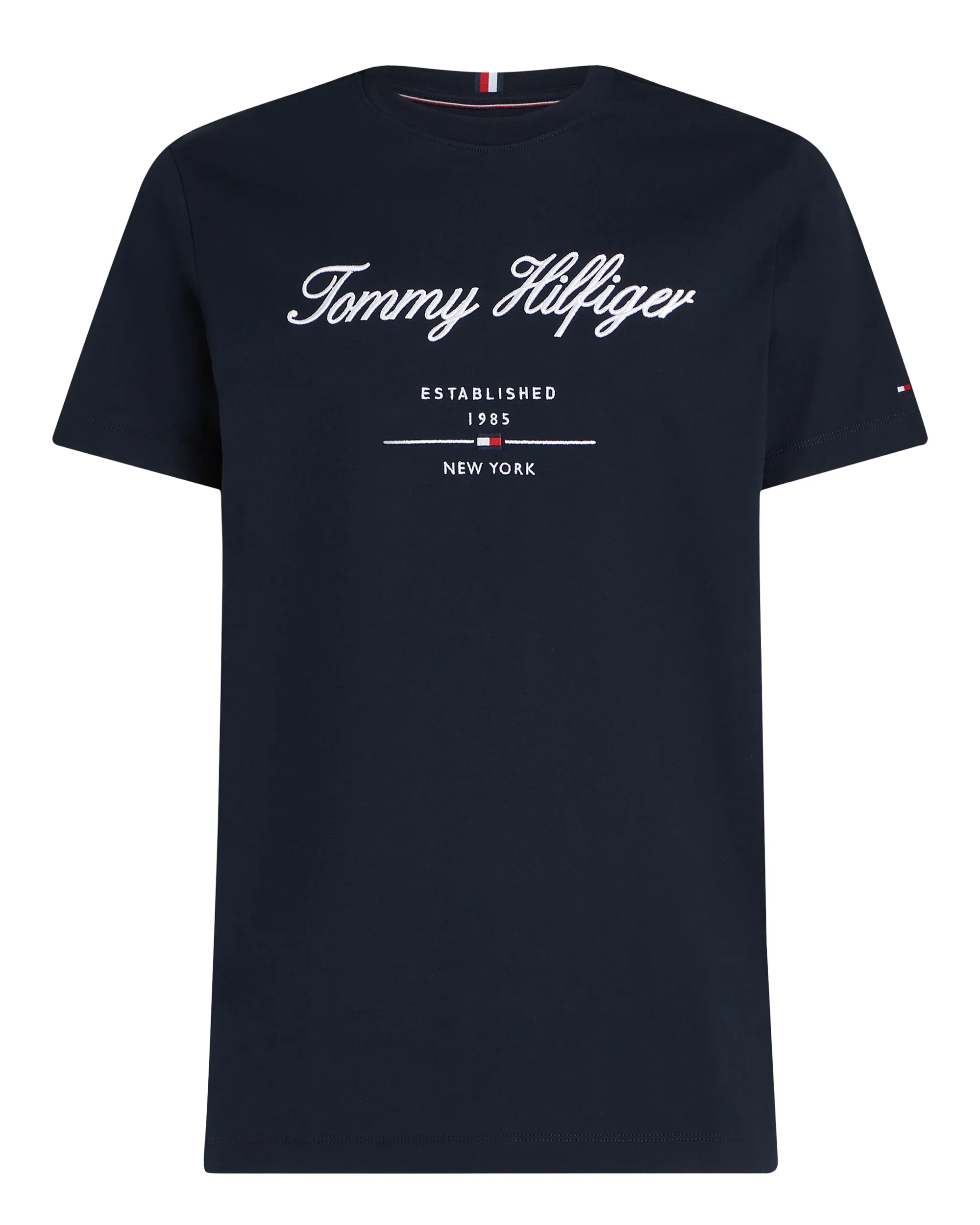 Tommy Hilfiger Menswear T-shirt KM Donker blauw 099989-001-L