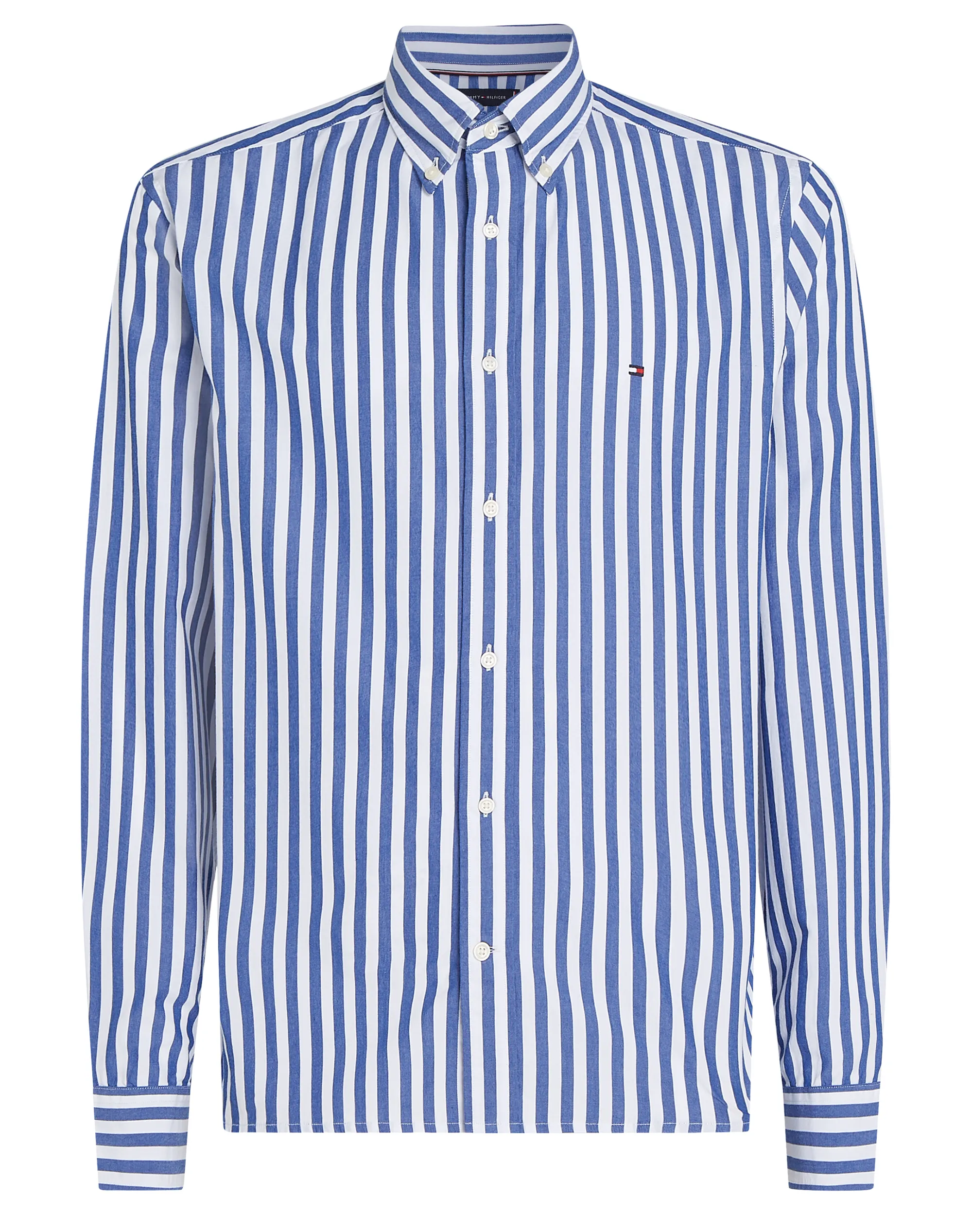 Tommy Hilfiger Menswear Casual Overhemd LM Donker blauw 099993-001-L