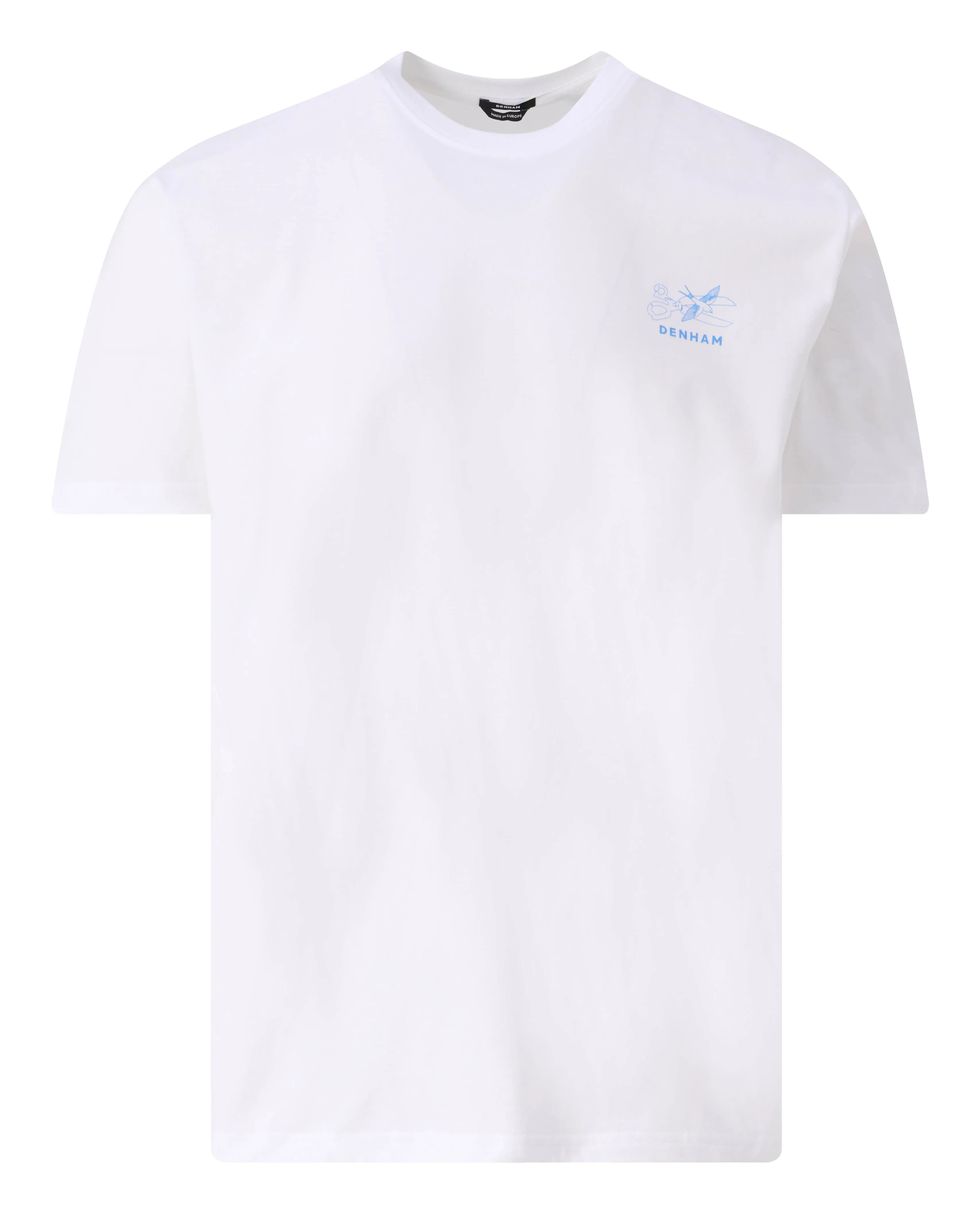 DENHAM Shallow T-shirt KM Wit 101102-001-L
