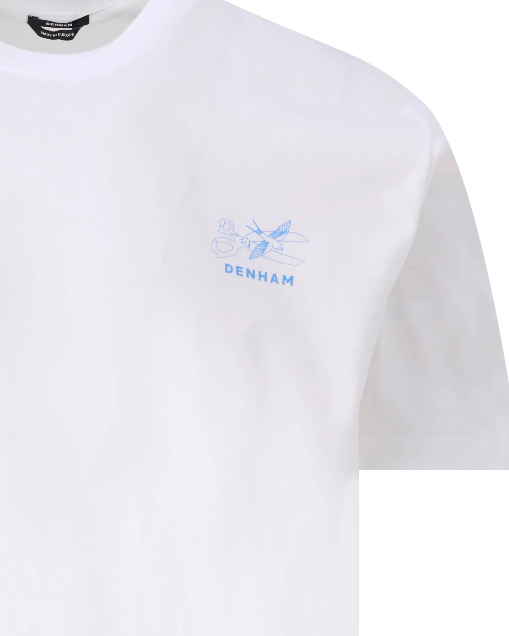 DENHAM Shallow T-shirt KM Wit 101102-001-L