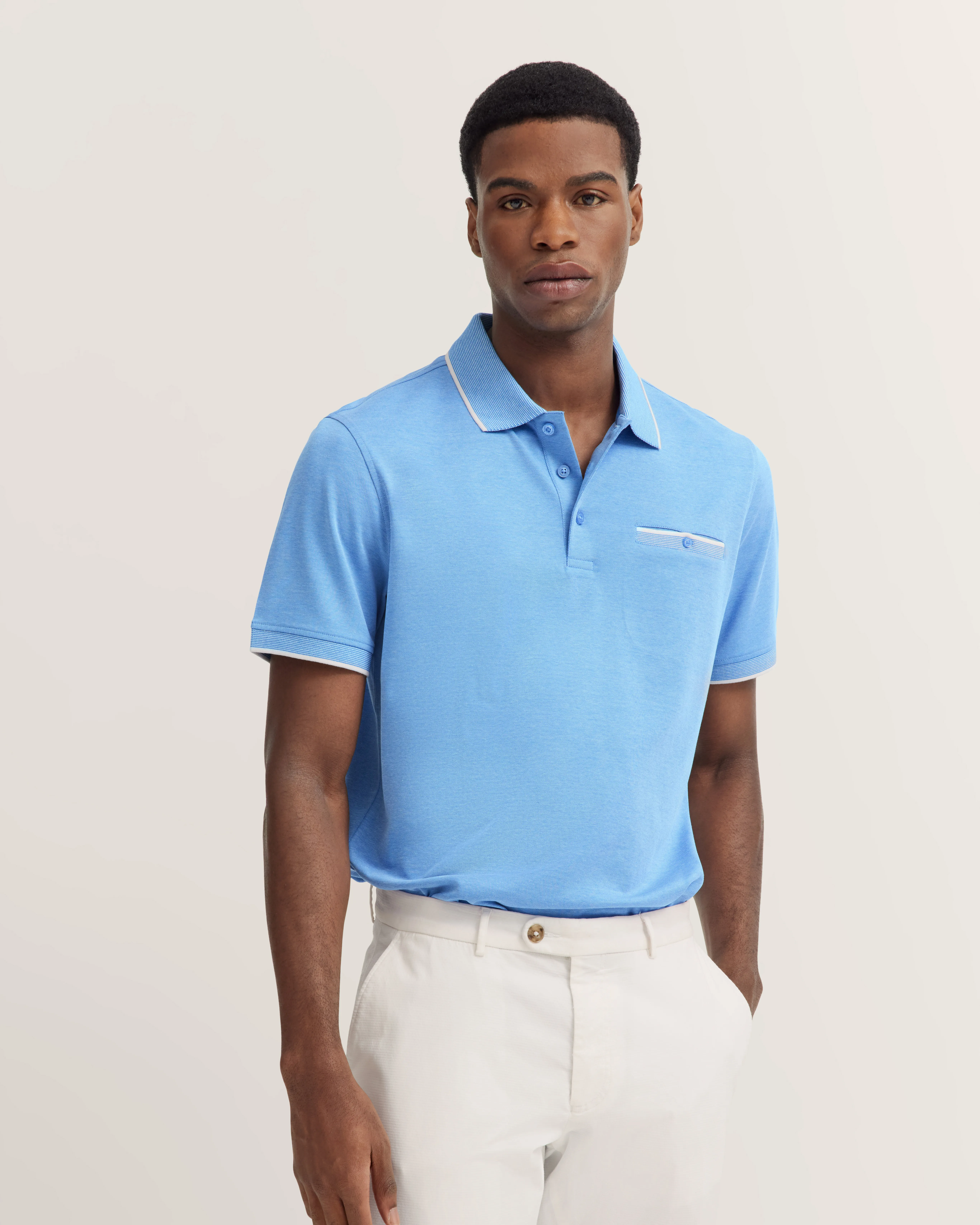 Bugatti clothing Polo KM Blauw 101175-001-L
