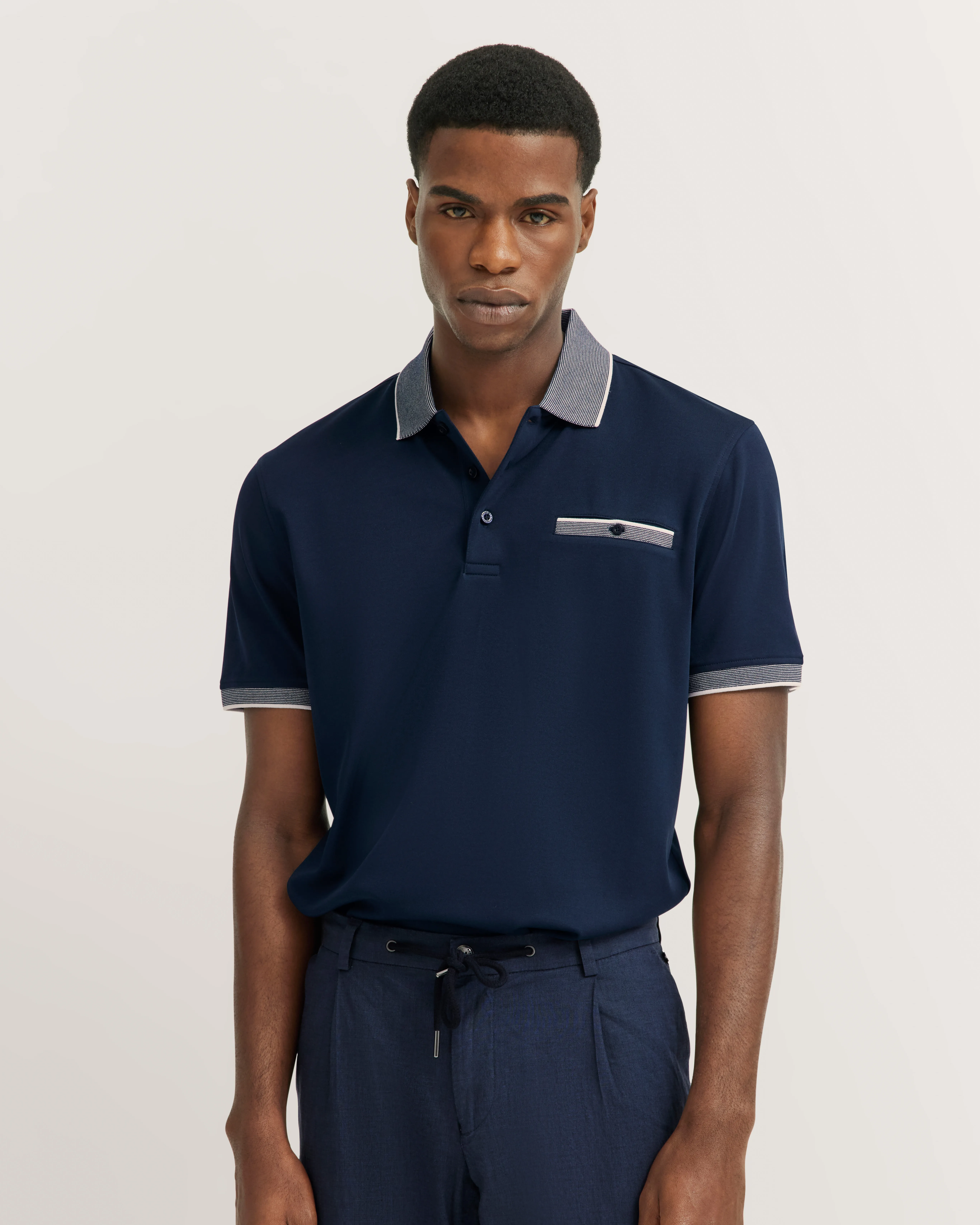 Bugatti clothing Polo KM Donker blauw 101176-001-L