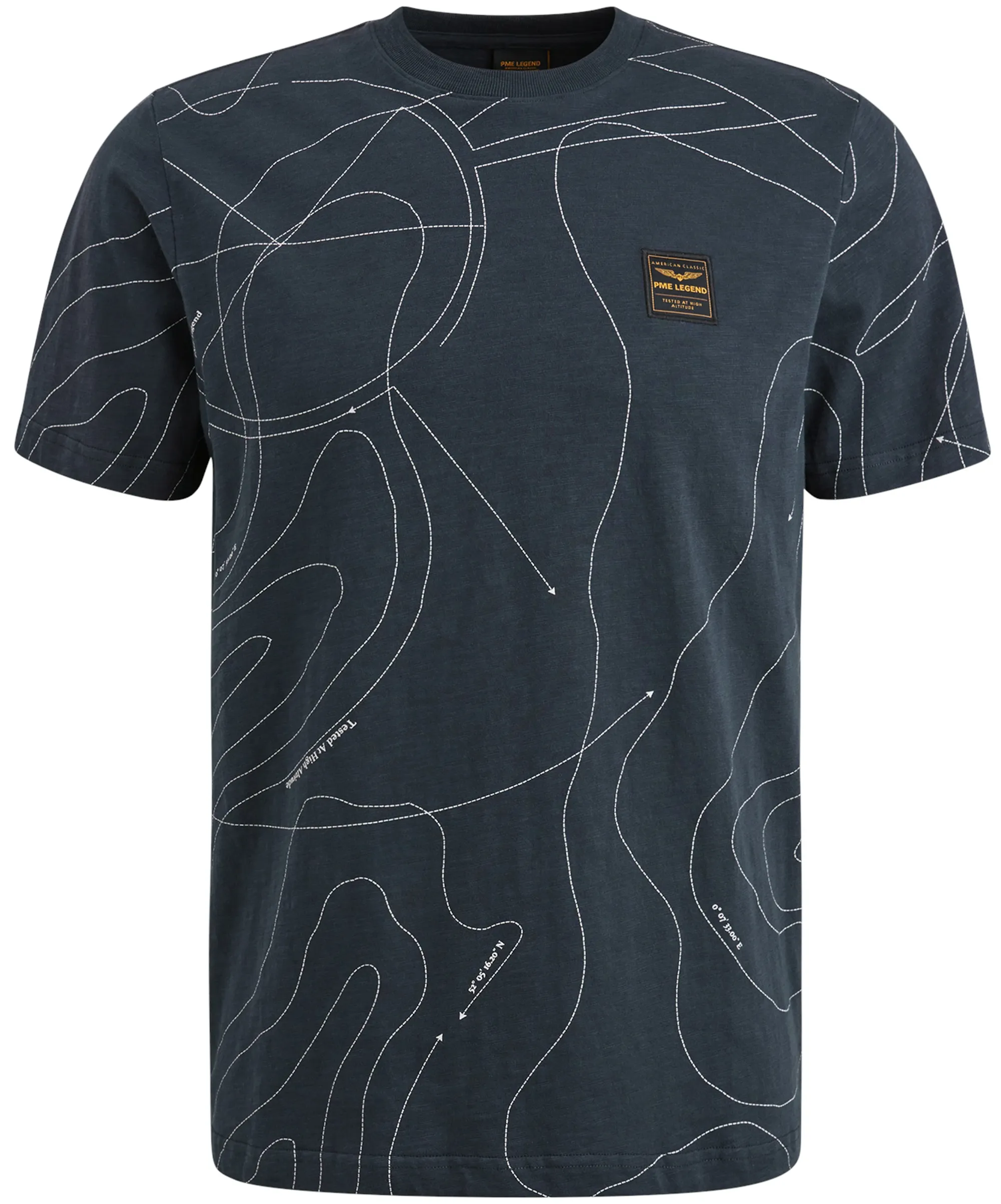 PME Legend T-shirt KM Blauw 101330-001-L