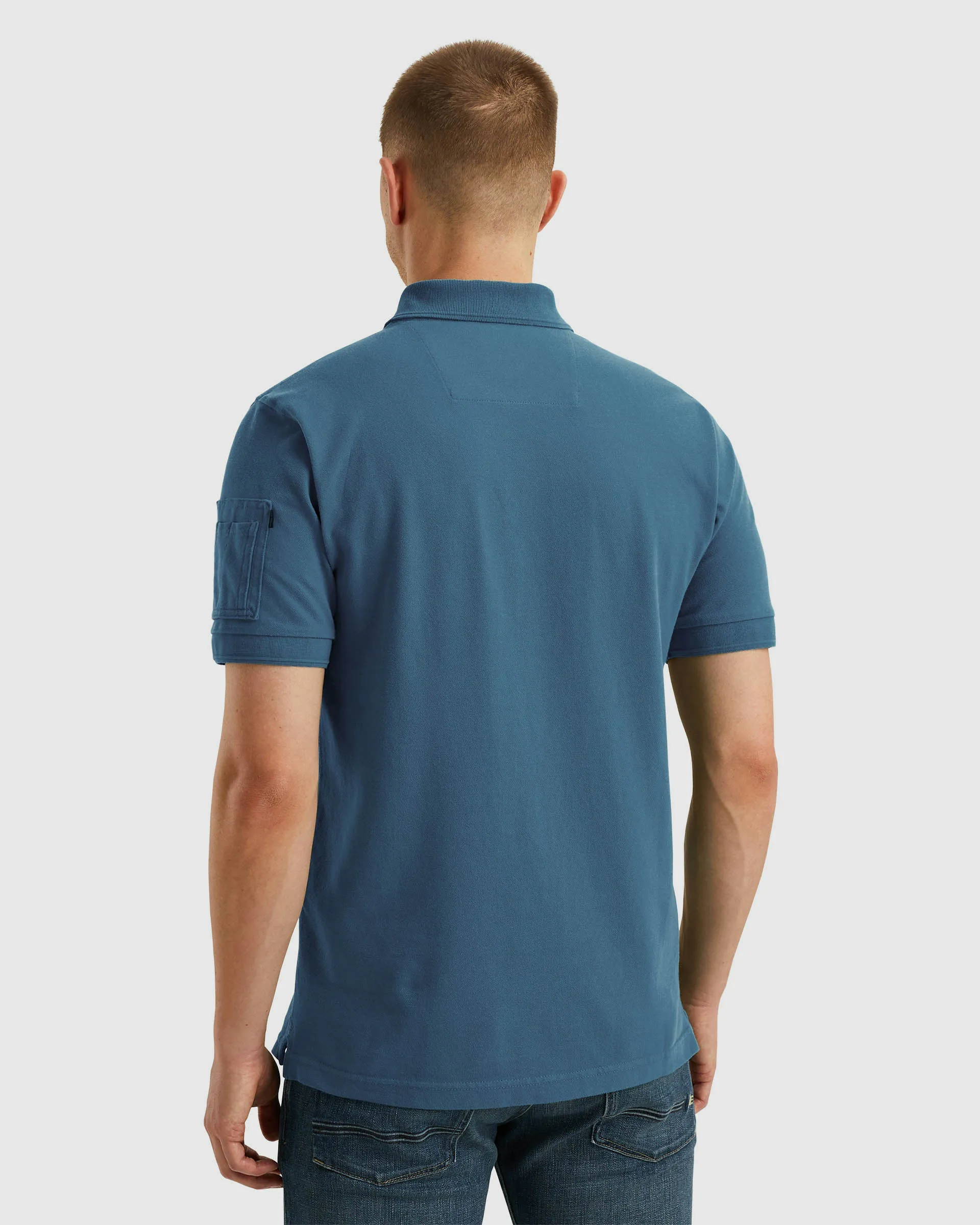 PME Legend Polo KM Blauw 101349-001-L