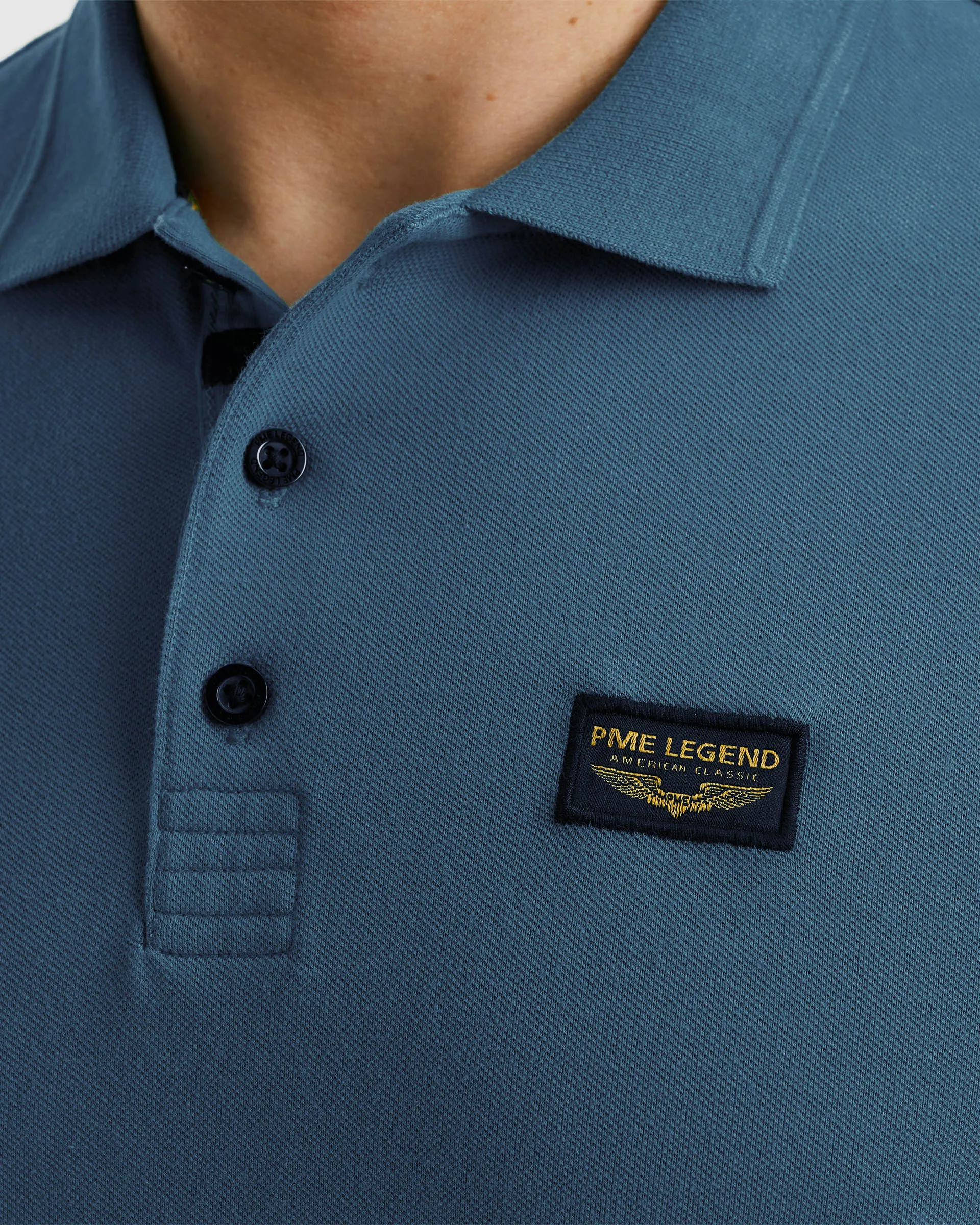 PME Legend Polo KM Blauw 101349-001-L