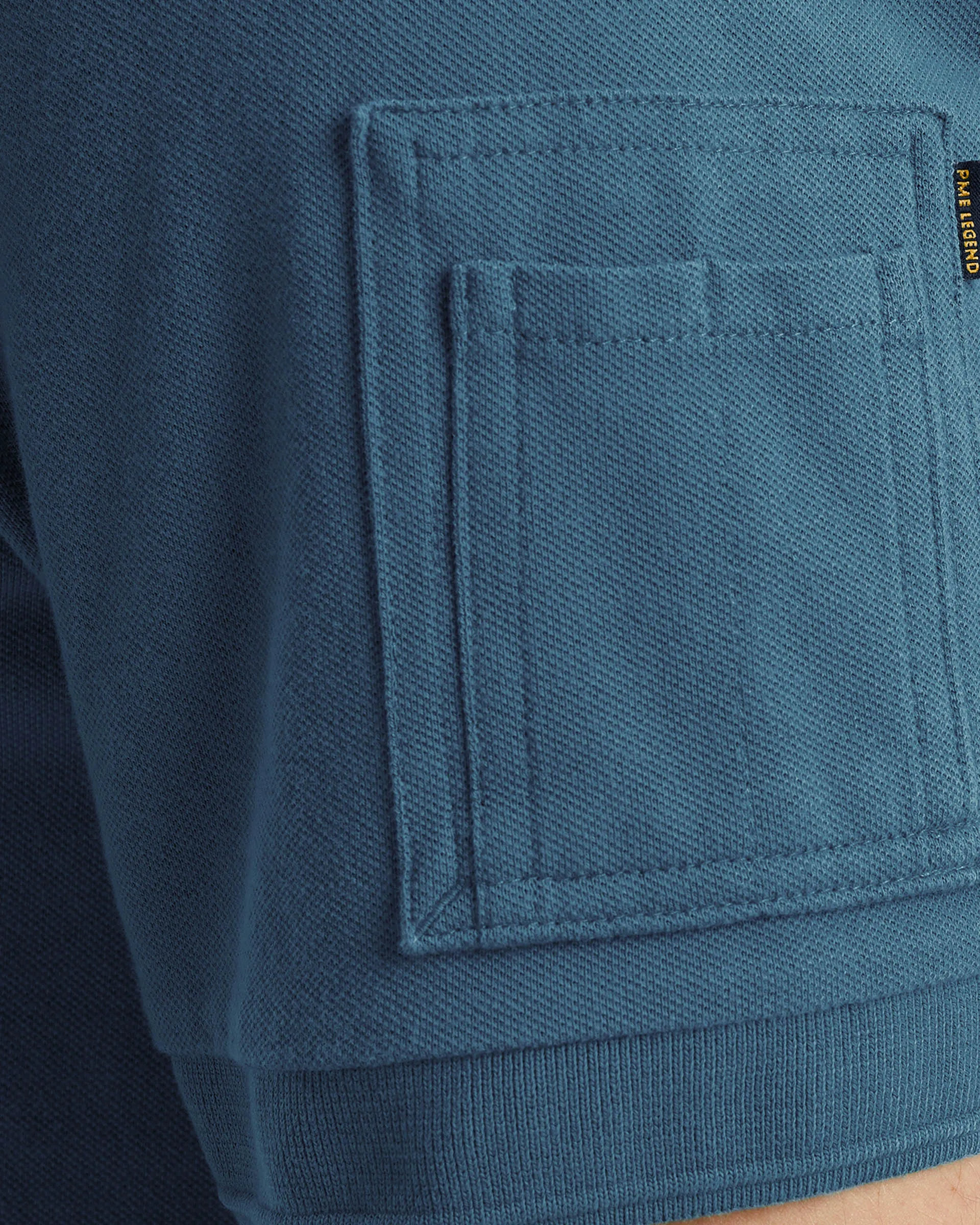 PME Legend Polo KM Blauw 101349-001-L