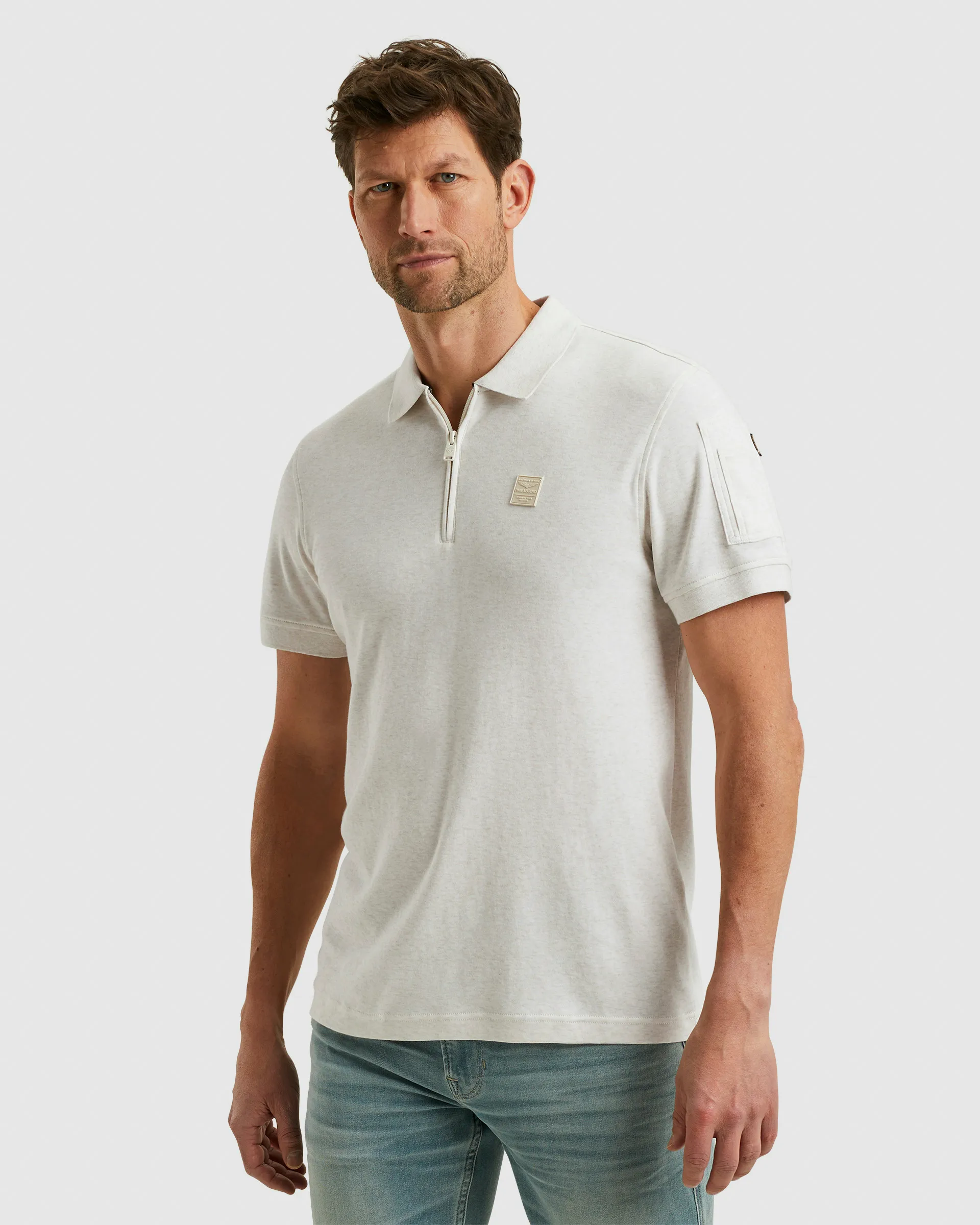 PME Legend Polo KM Wit 101381-001-L
