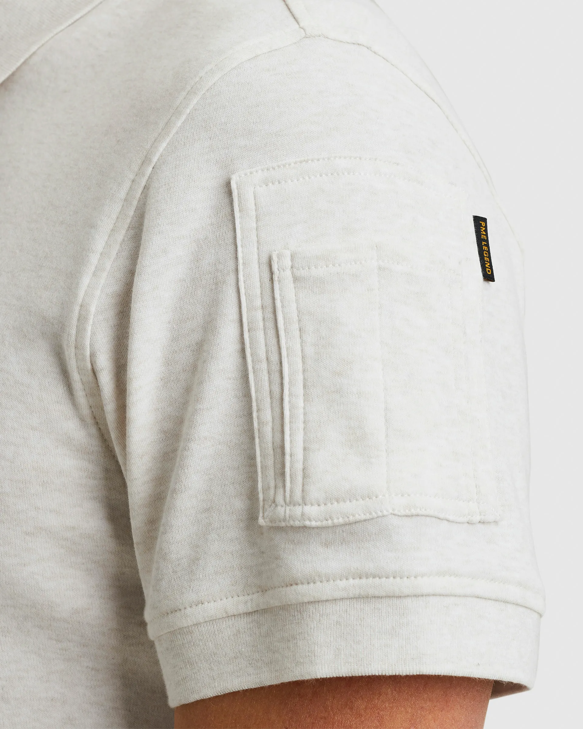 PME Legend Polo KM Wit 101381-001-L