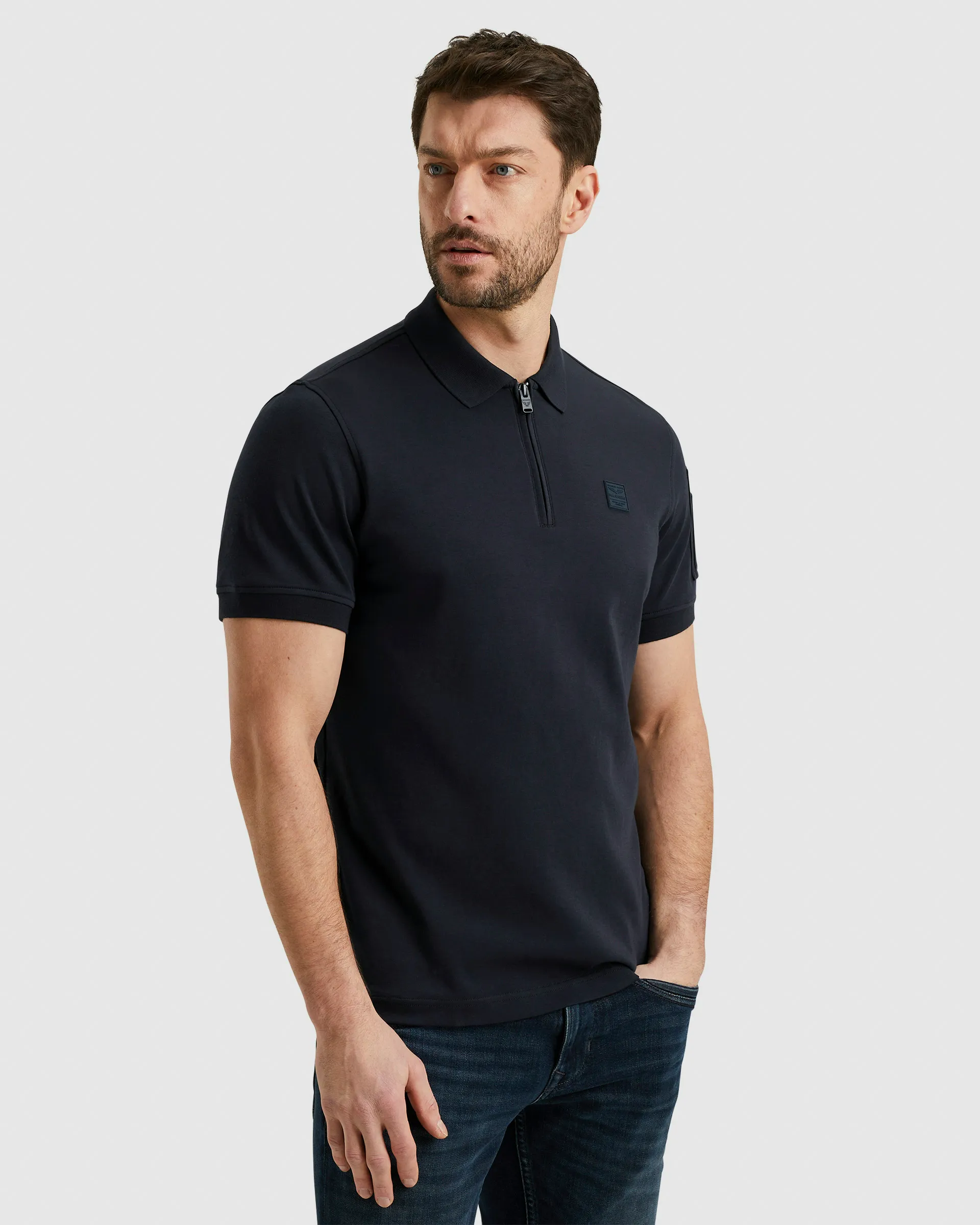 PME Legend Polo KM Blauw 101382-001-L