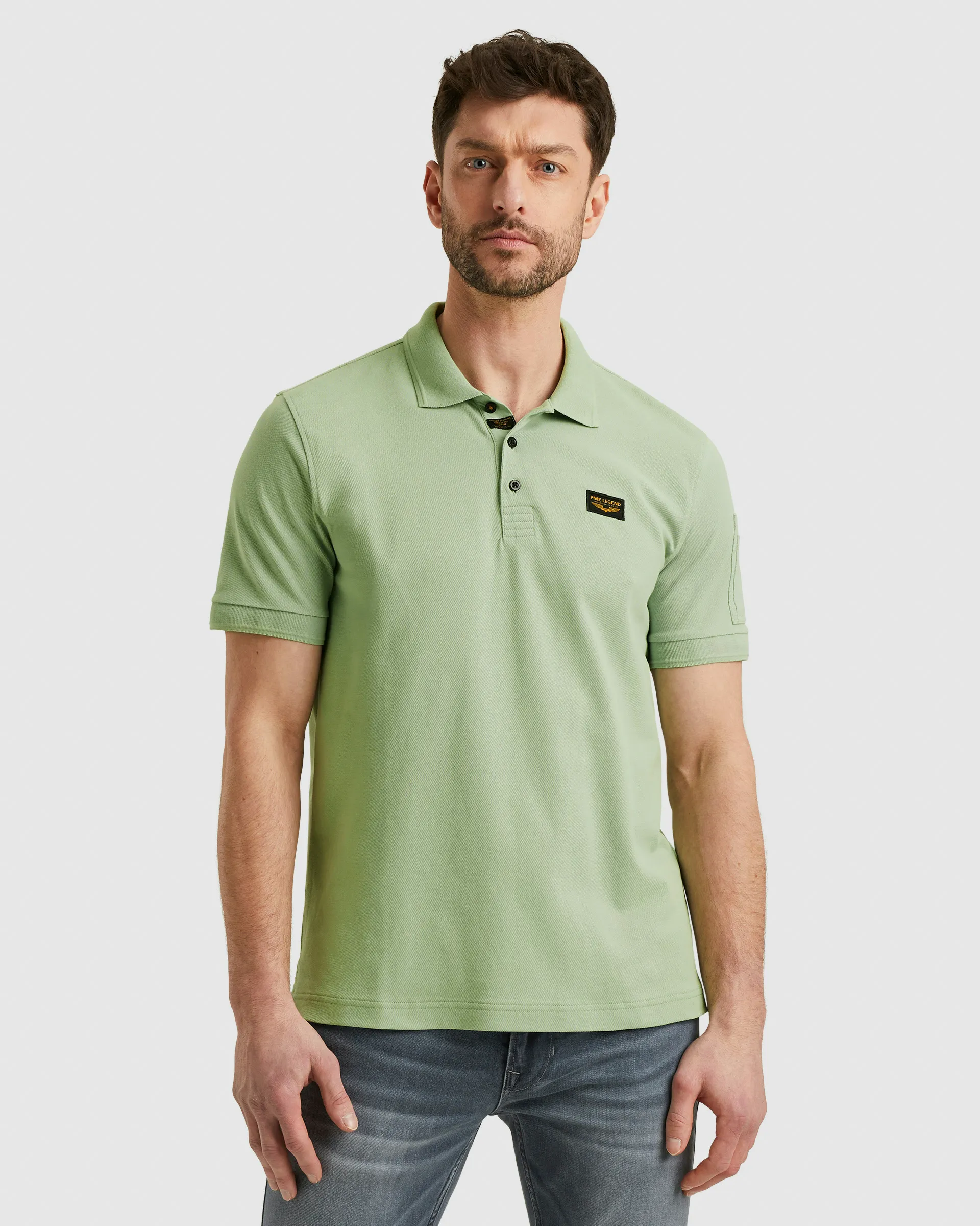 PME Legend Polo KM Groen 101440-001-L