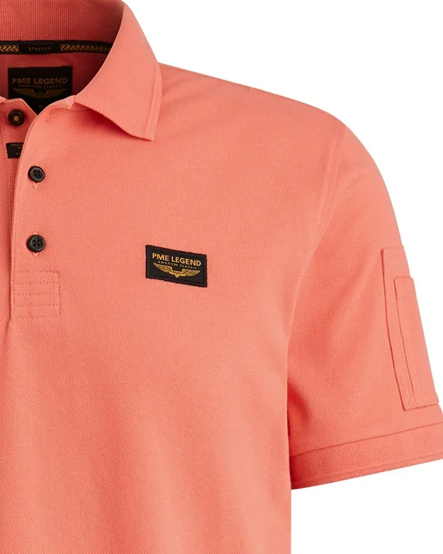 PME Legend Polo KM Rood 101441-001-L