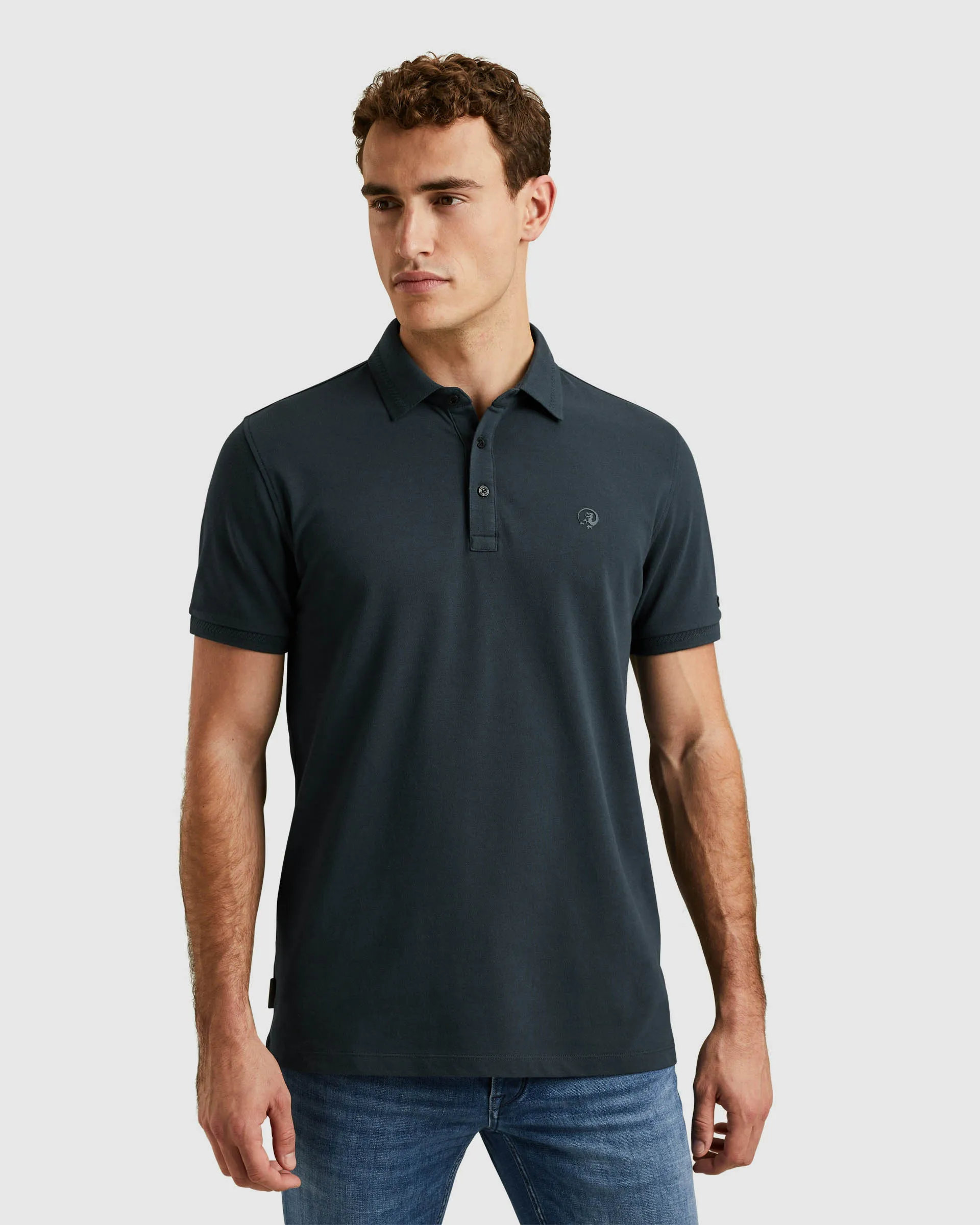 Cast Iron Polo KM Blauw 101491-001-L