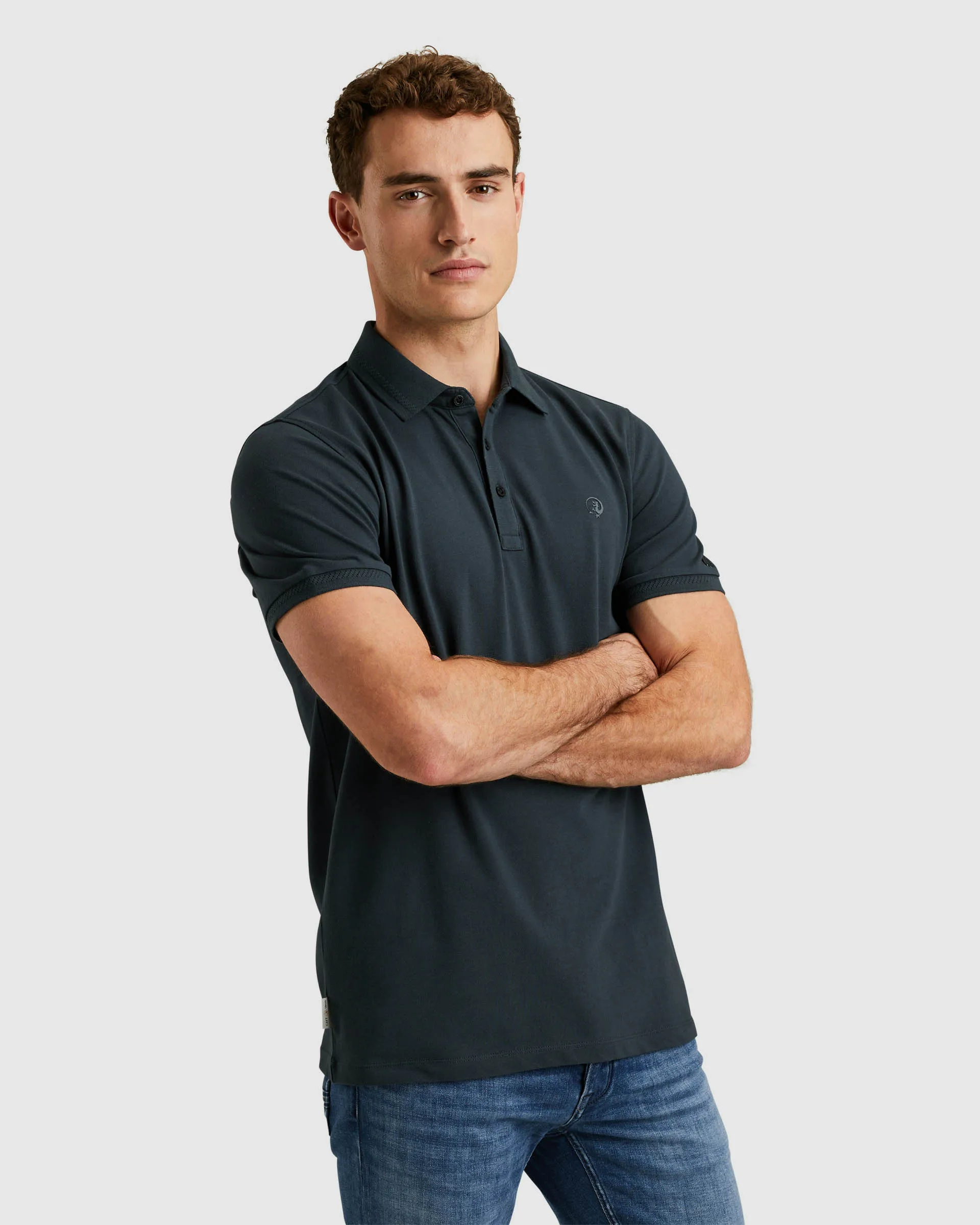 Cast Iron Polo KM Blauw 101491-001-L