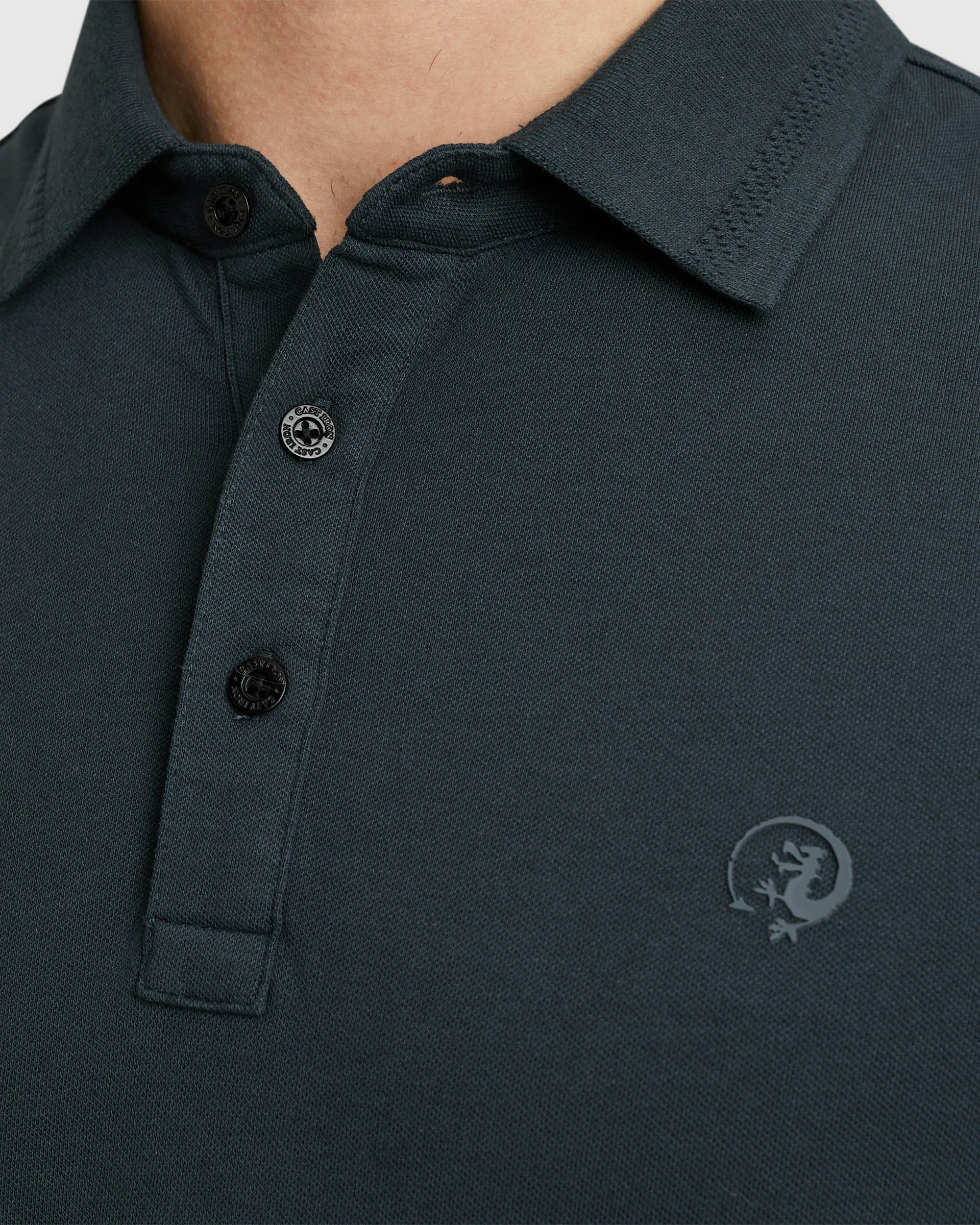 Cast Iron Polo KM Blauw 101491-001-L