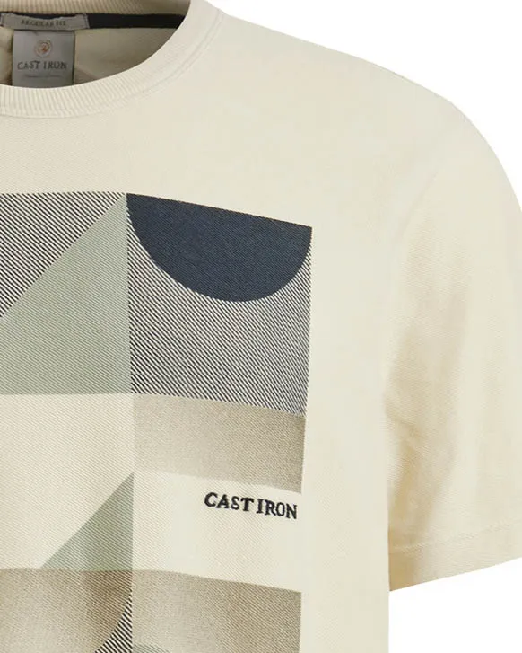 Cast Iron T-shirt KM Ecru 101511-001-L