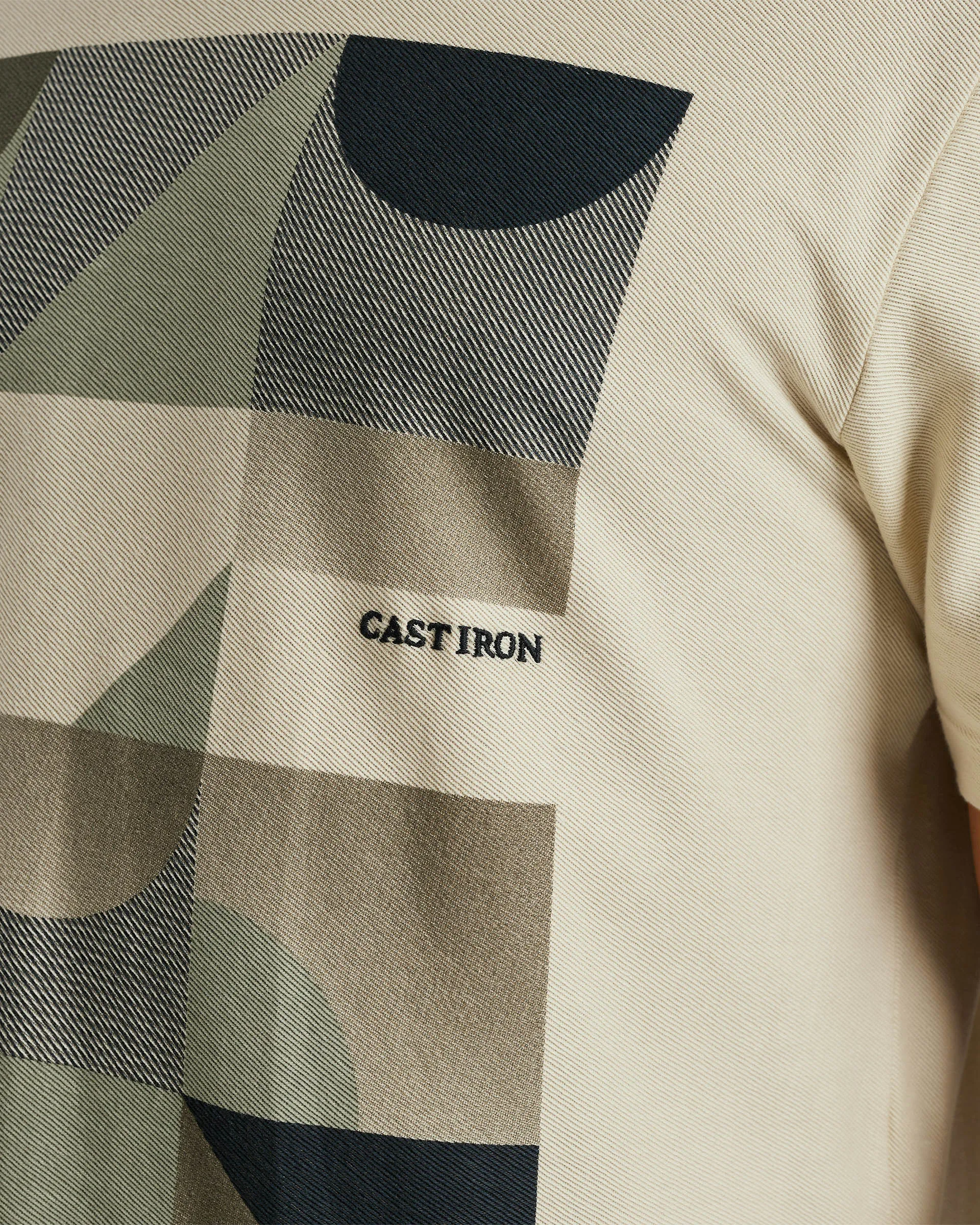 Cast Iron T-shirt KM Ecru 101511-001-L